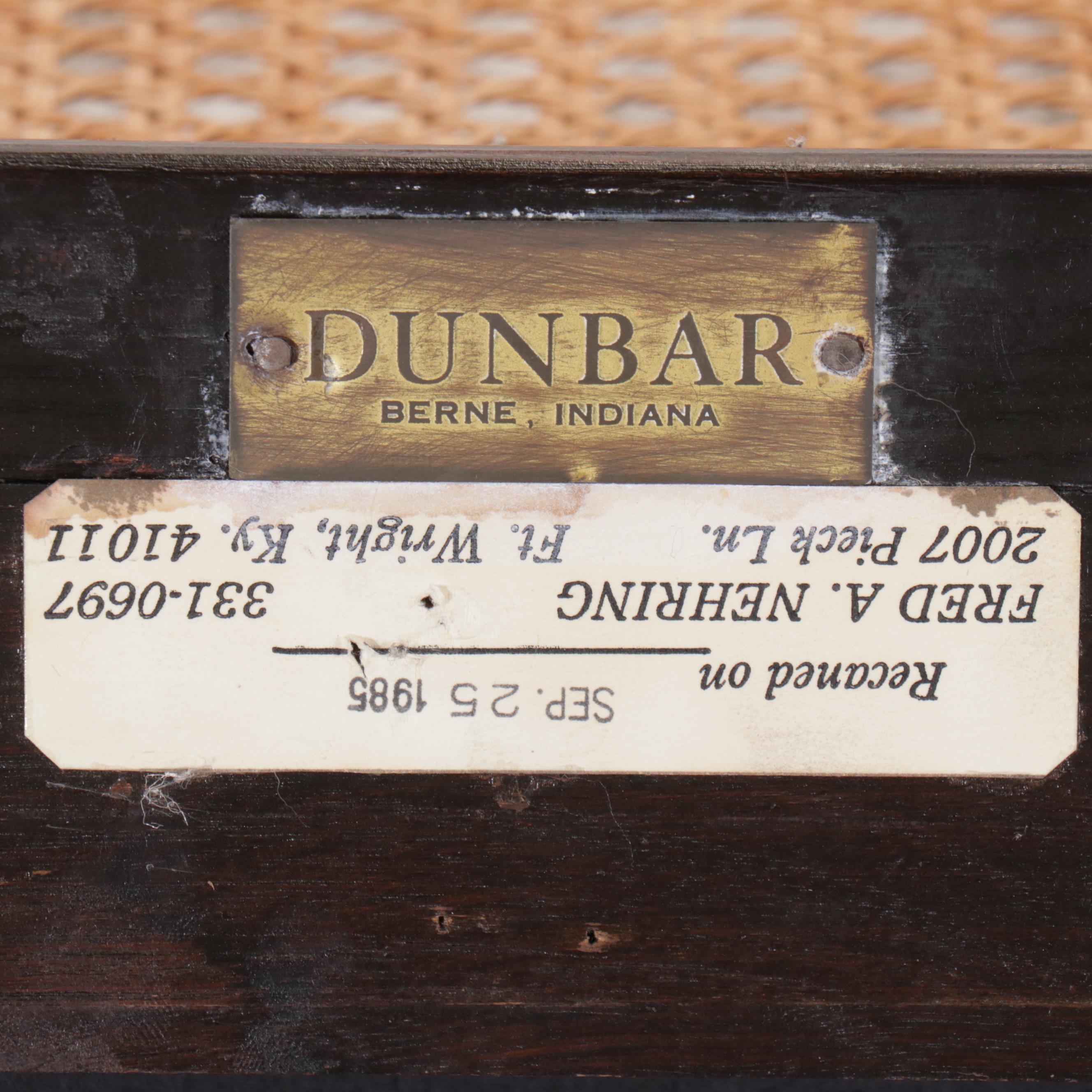 Dunbar Mid Century Modern Seven Piece Dining Set