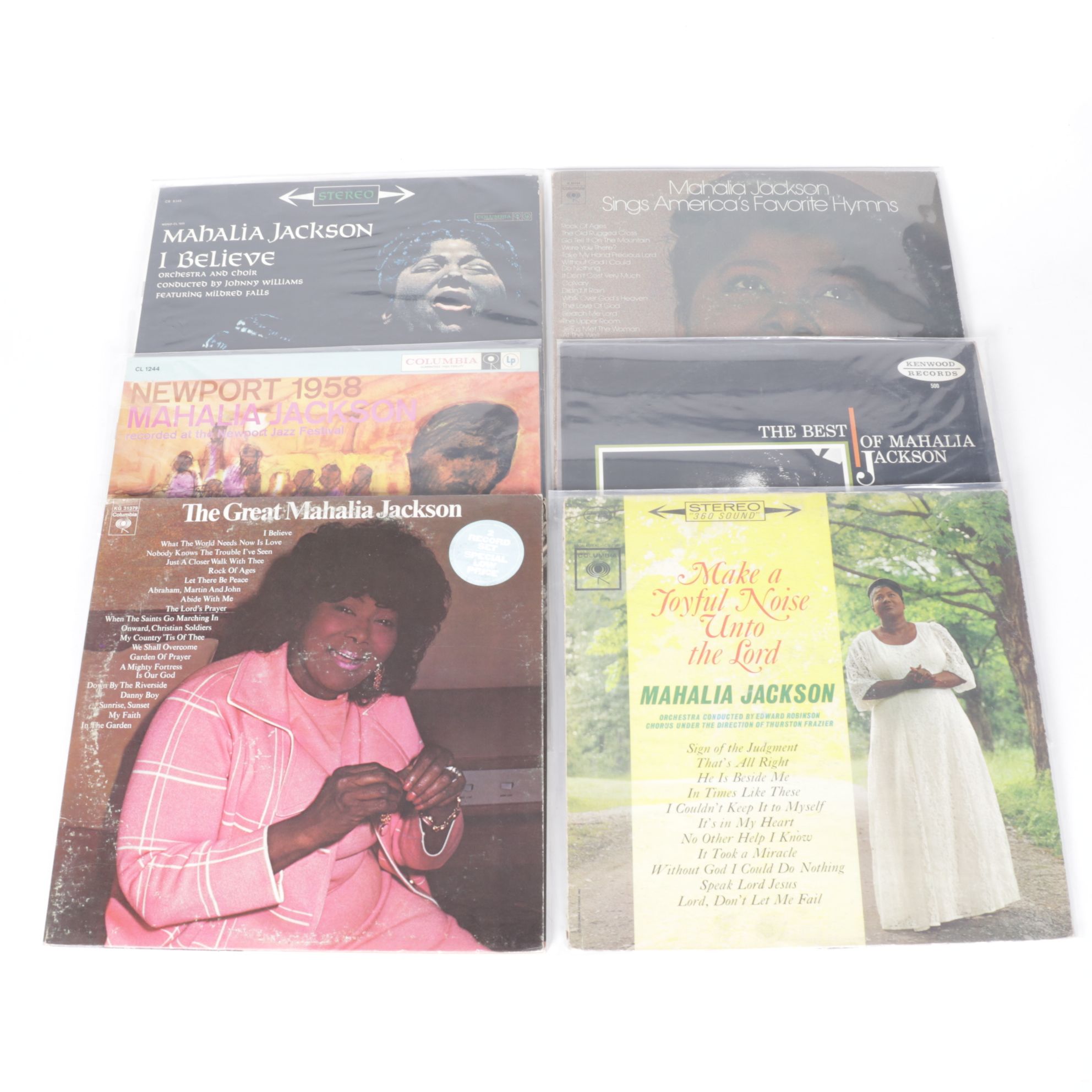 Mahalia Jackson, Aretha Franklin & Other Gospel Vinyl Record Albums