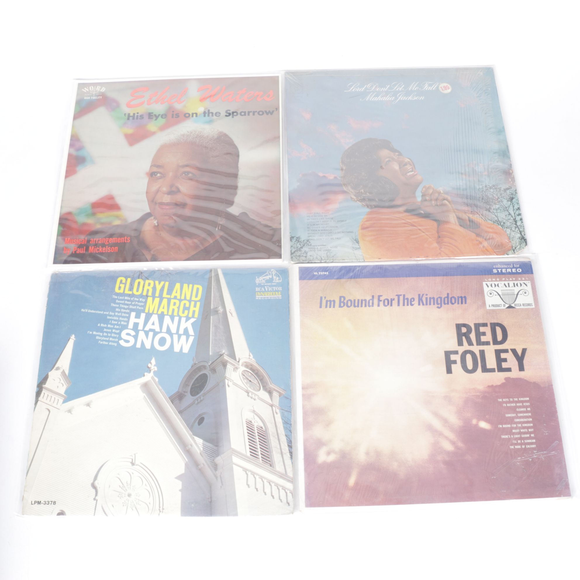 Mahalia Jackson, Aretha Franklin & Other Gospel Vinyl Record Albums