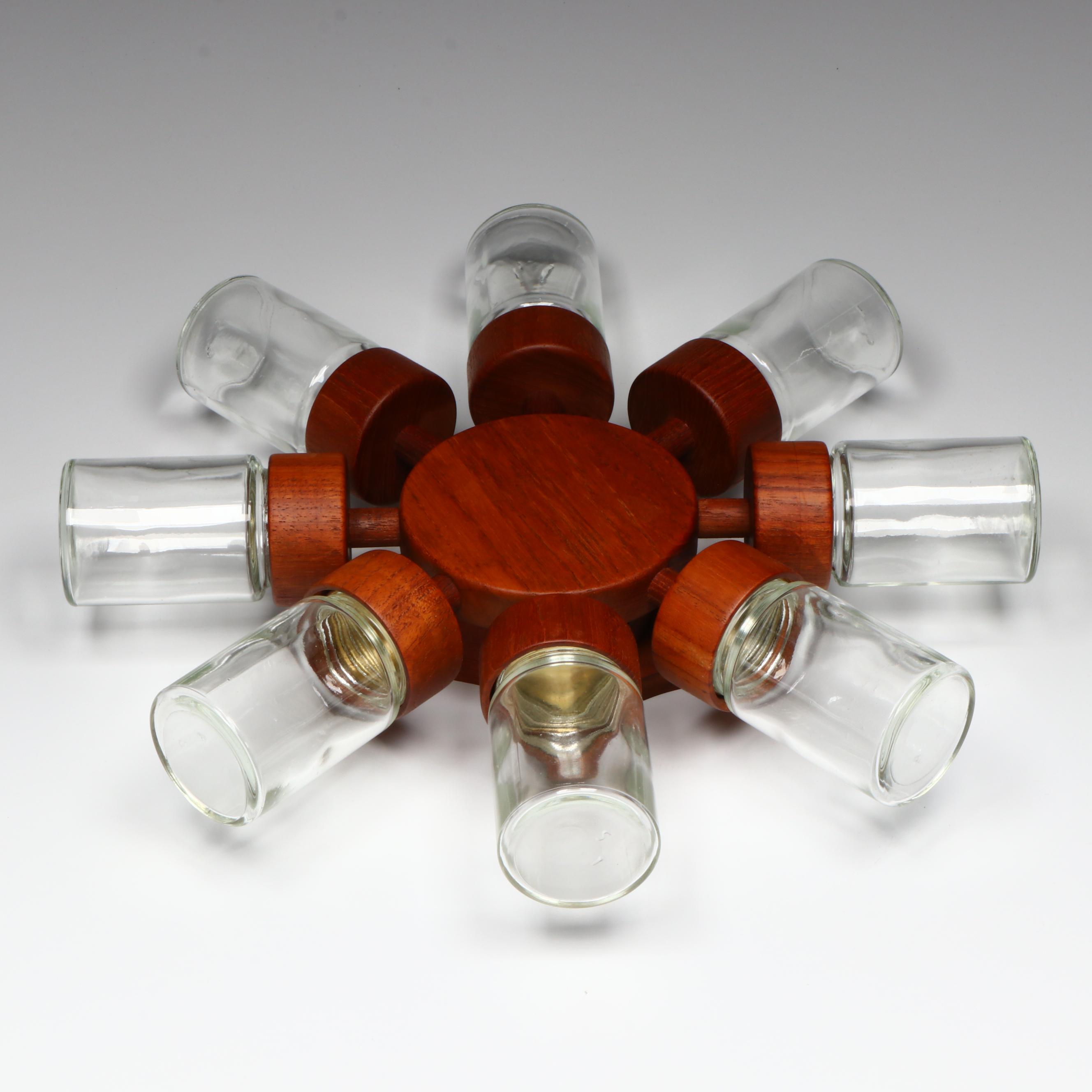 Digsmed Danish Modern Wall Spice Rack, Mid to Late 20th Century