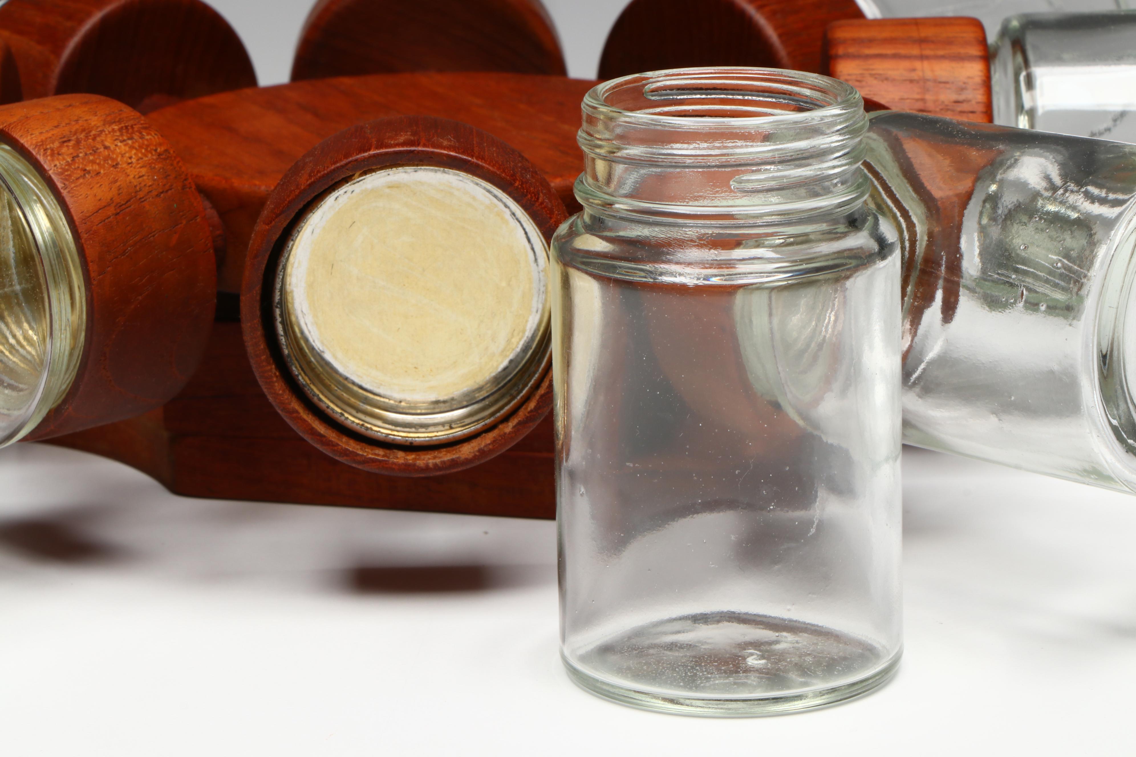 Digsmed Danish Modern Wall Spice Rack, Mid to Late 20th Century