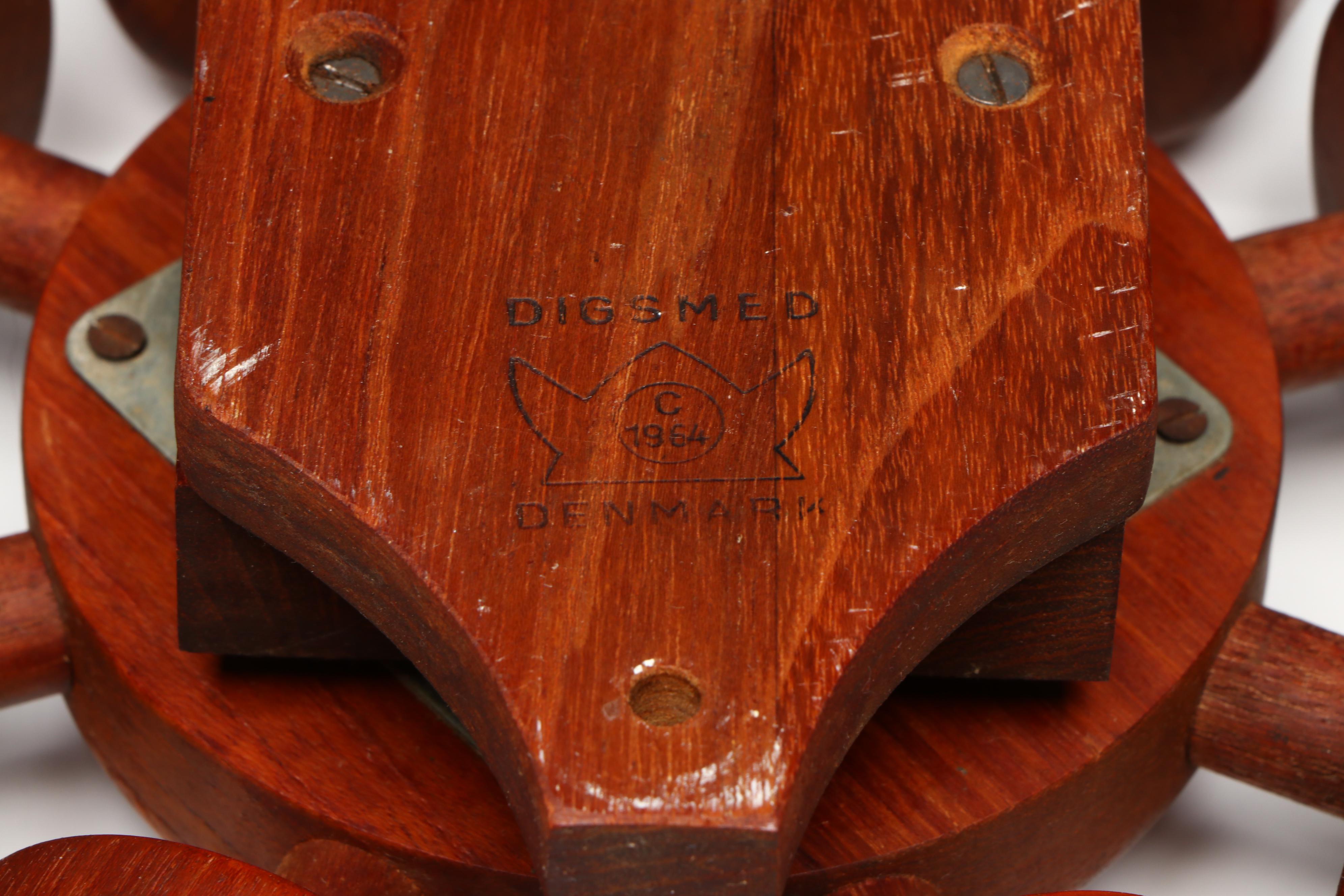 Digsmed Danish Modern Wall Spice Rack, Mid to Late 20th Century