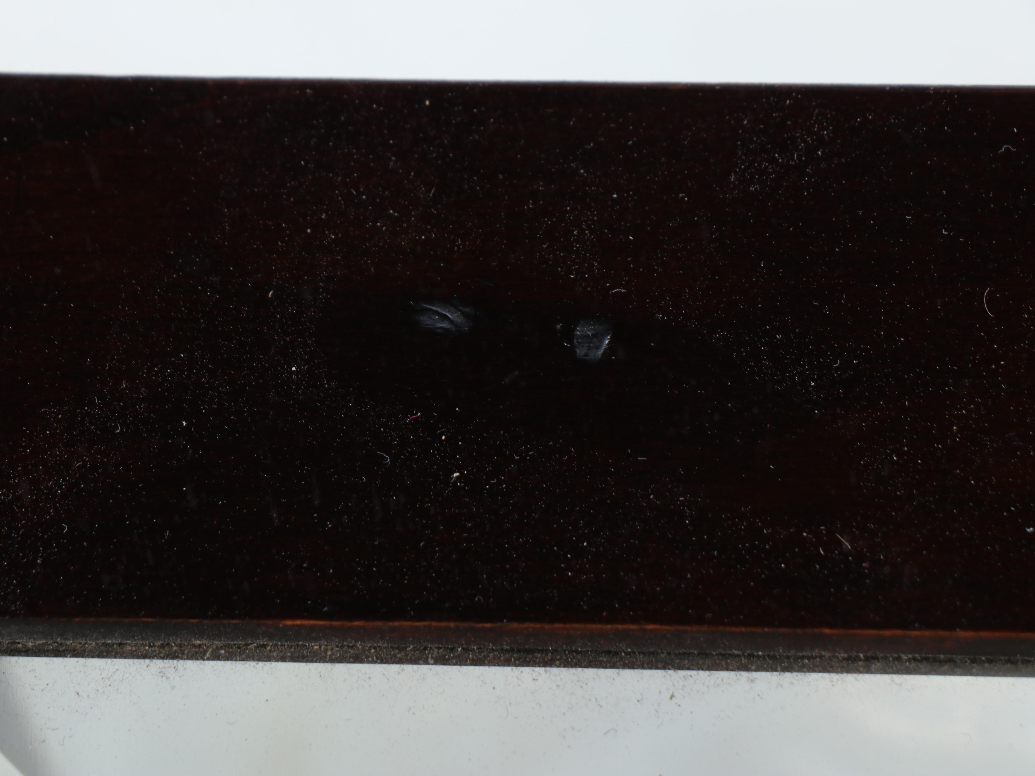 Art Deco Style Ebonized Wood and Glass Lift-Top Bar Cabinet with Barware