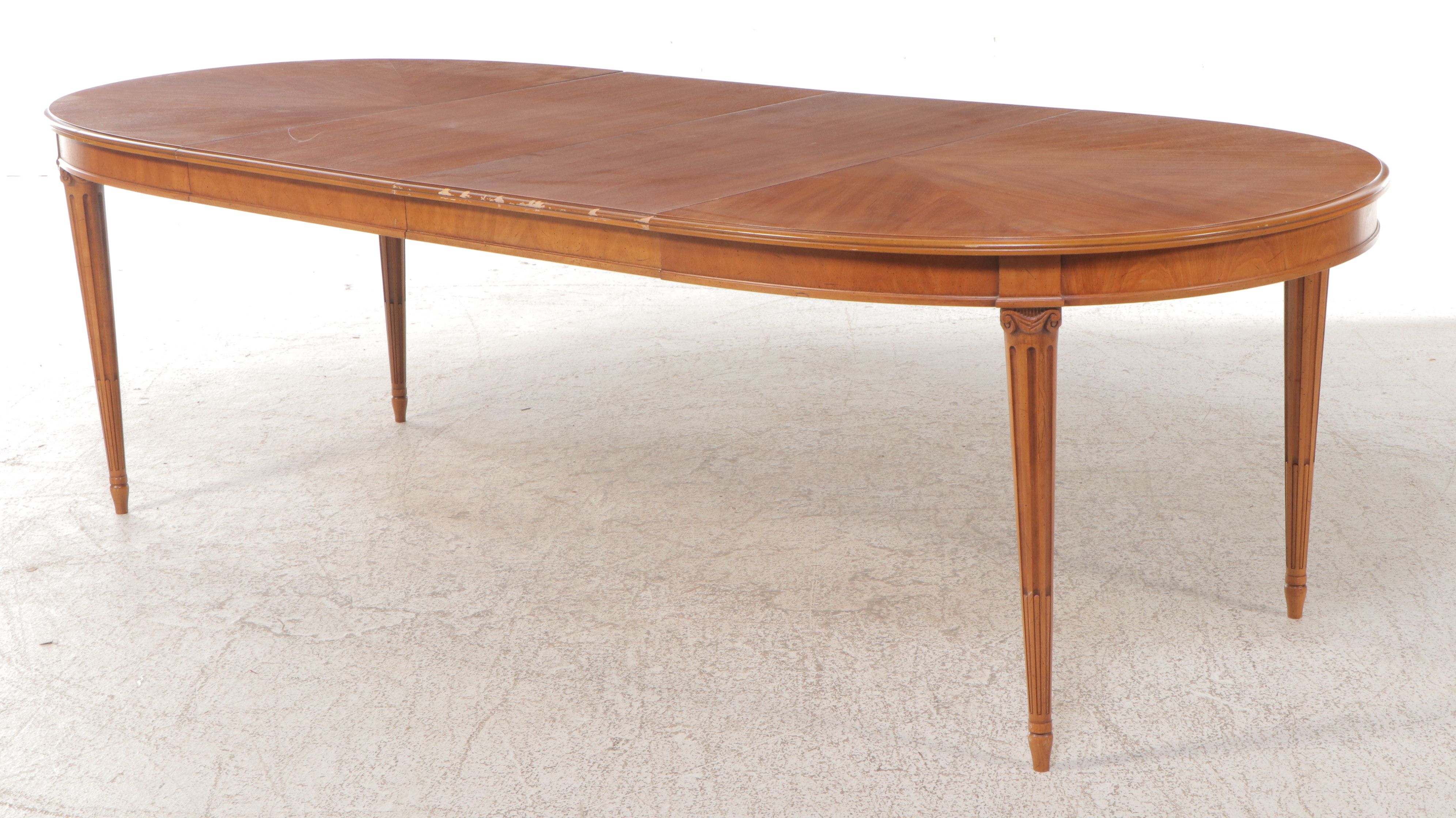 Henredon Louis XVI Style Seven Piece Dining Set