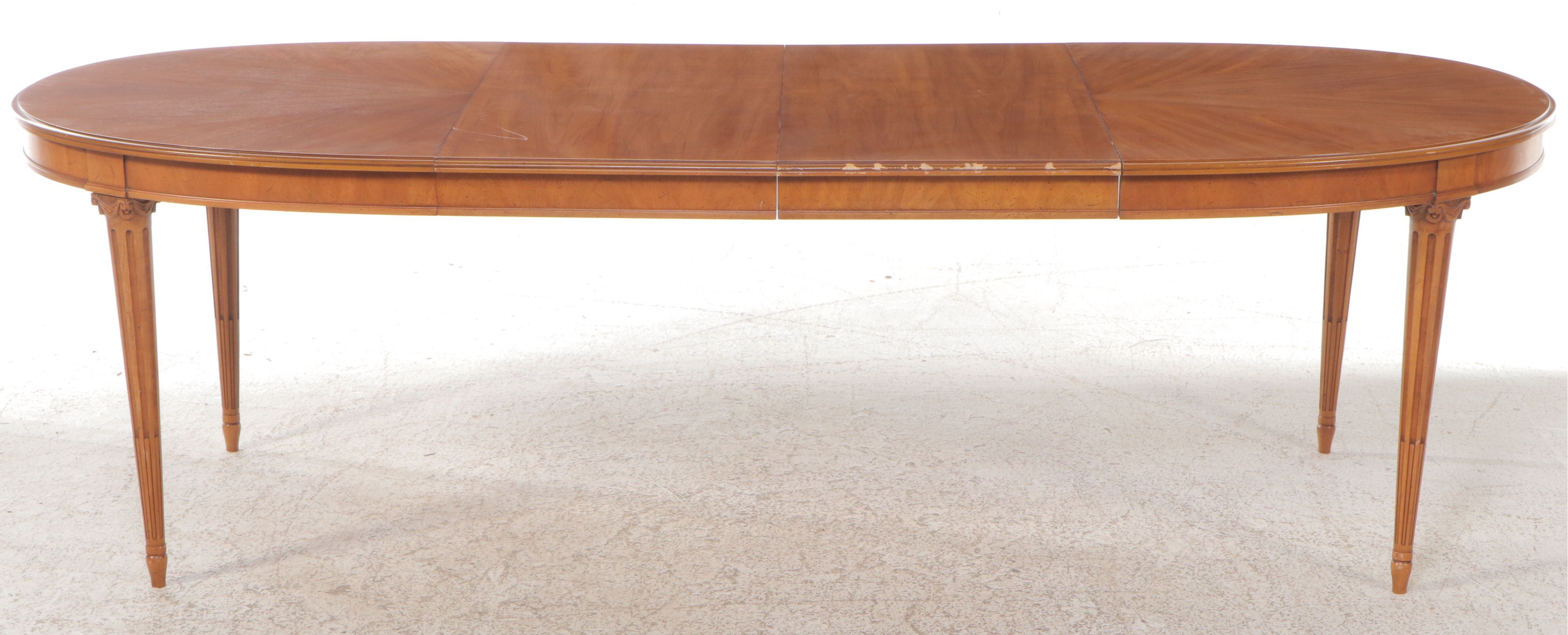 Henredon Louis XVI Style Seven Piece Dining Set