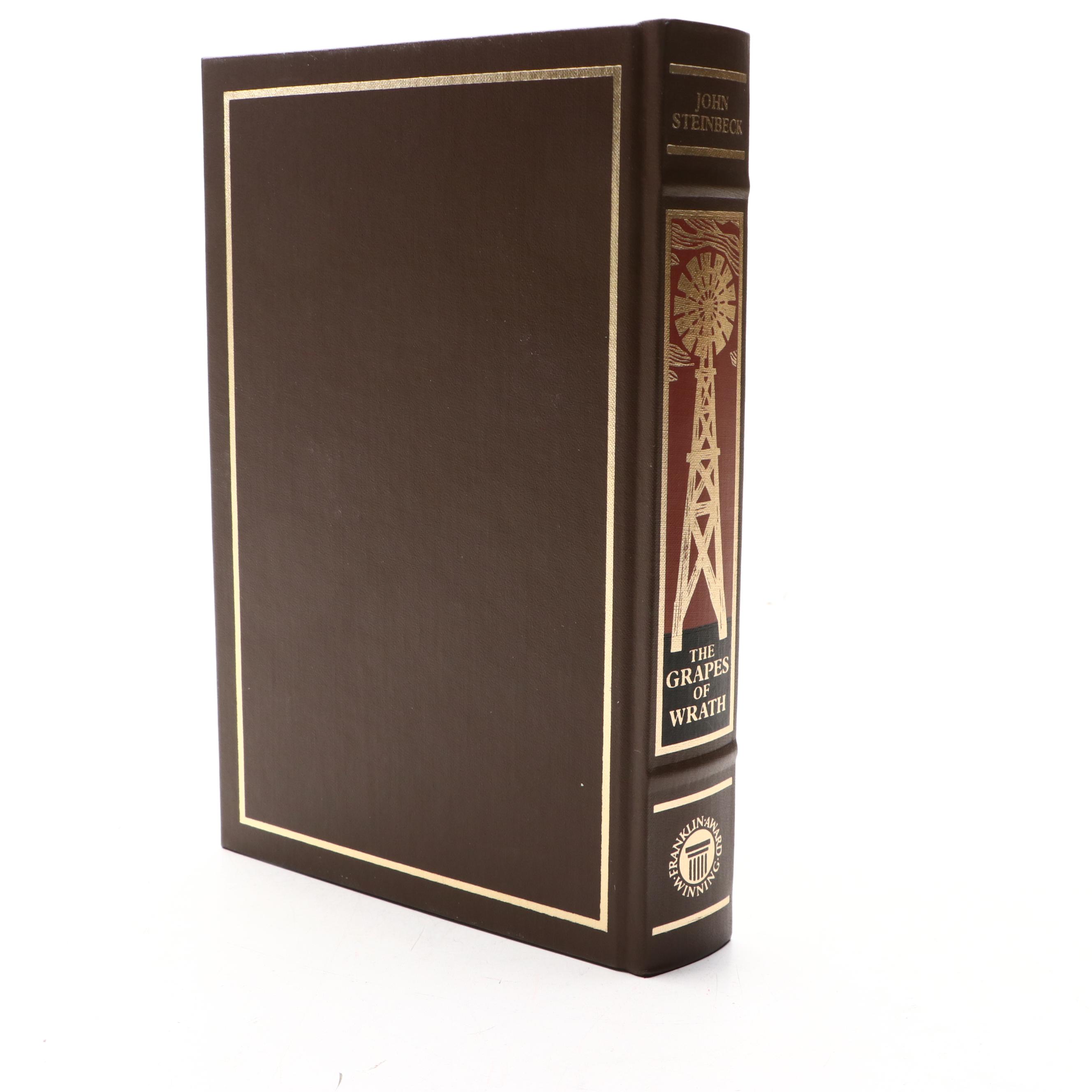 Franklin Library "The Grapes of Wrath" by John Steinbeck, 1988