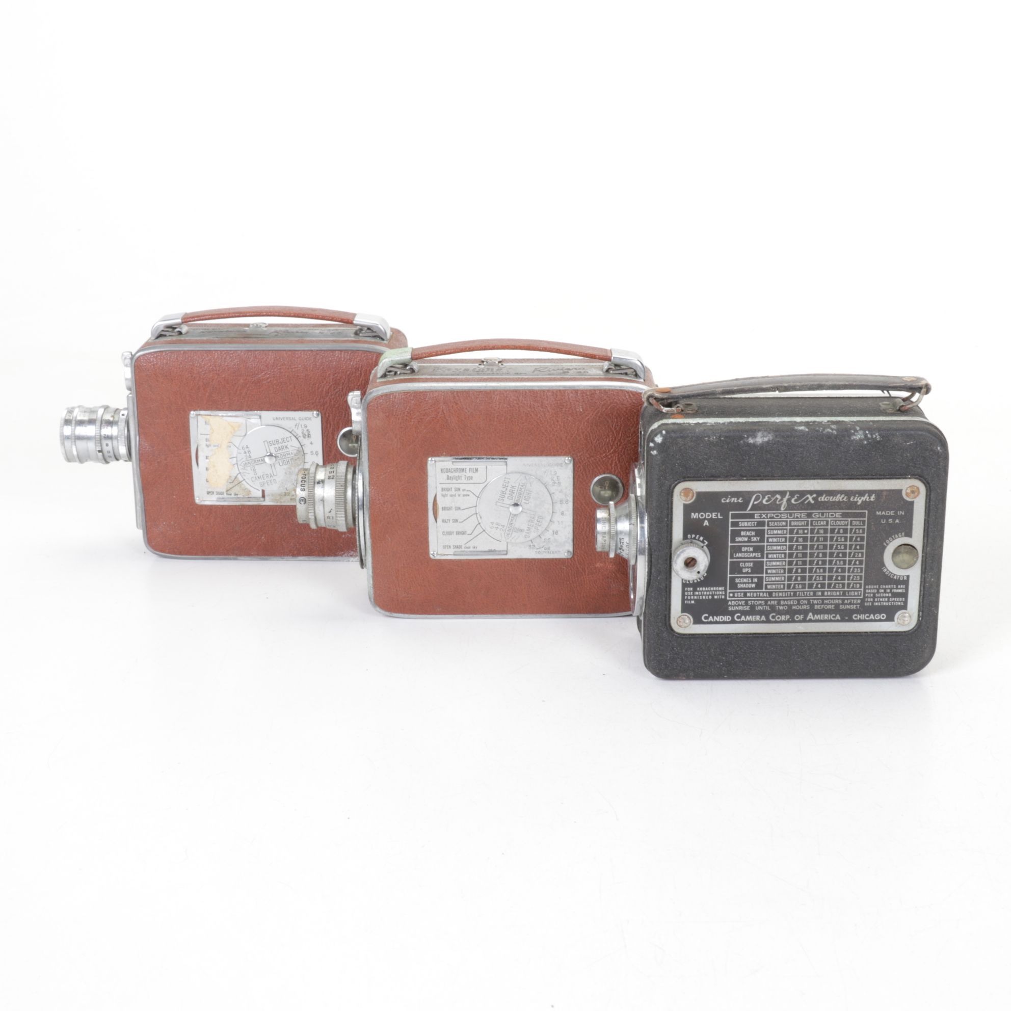 8mm Video Film Cameras by Revere, Kodak & More, Mid-20th Century