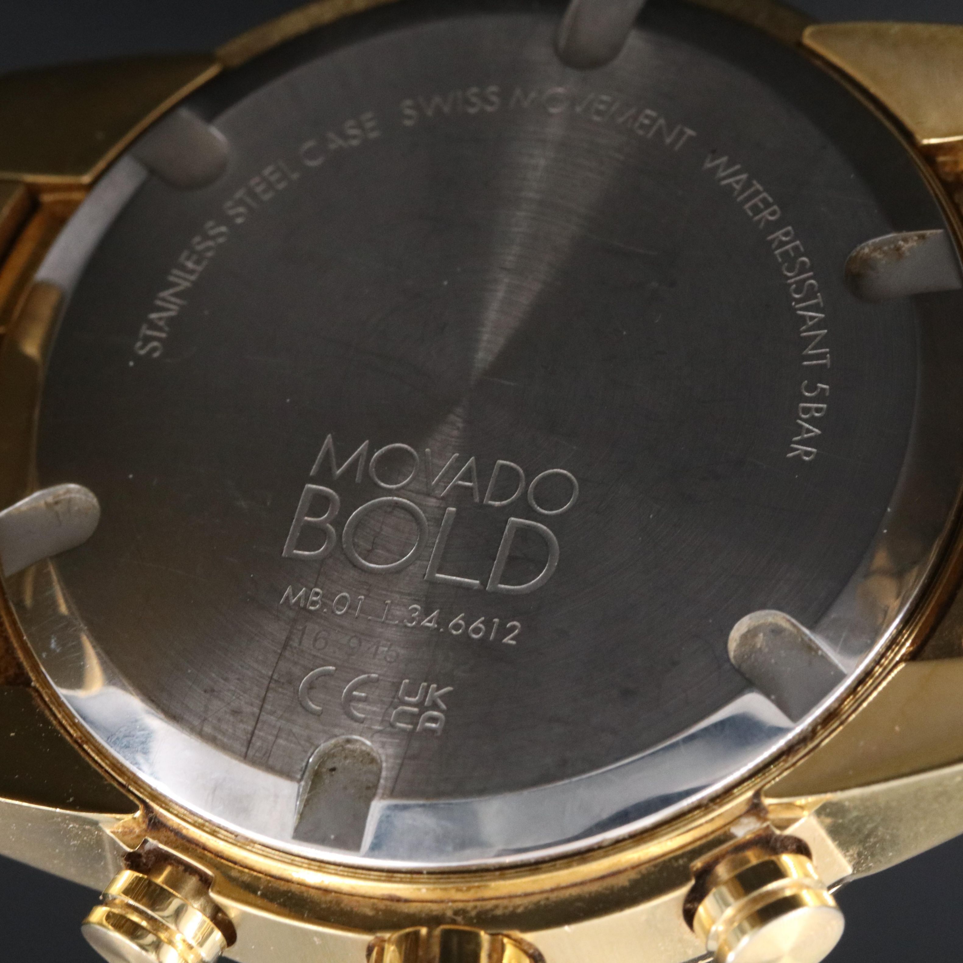 Movado Bold Verso Chronograph Watch