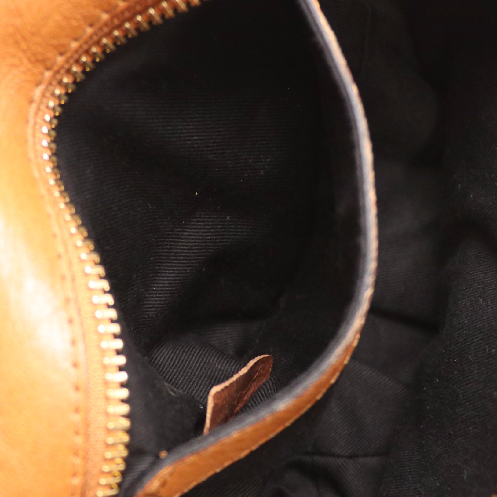 Chloé Mini Ethel Two-Way Bag in Caramel Brown Distressed Leather