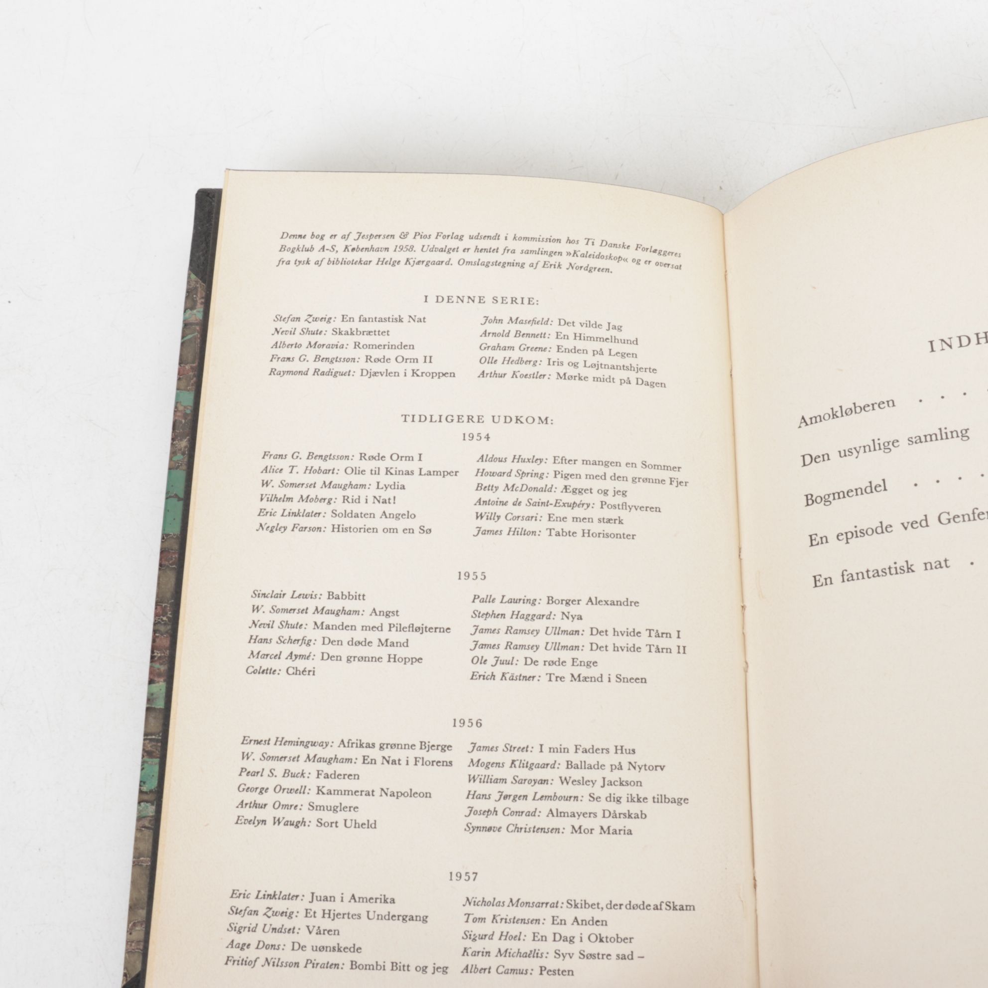 Eignt Danish Language Leather Bound Books