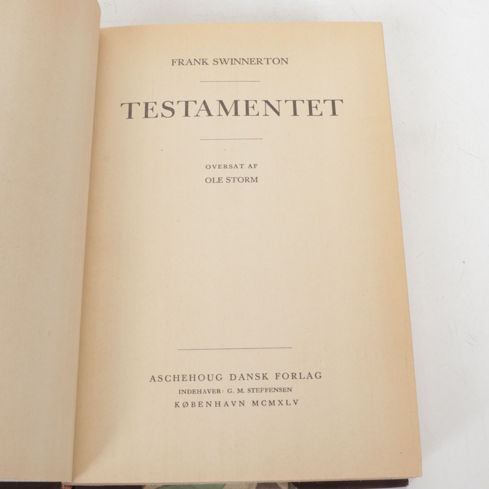 Eignt Danish Language Leather Bound Books