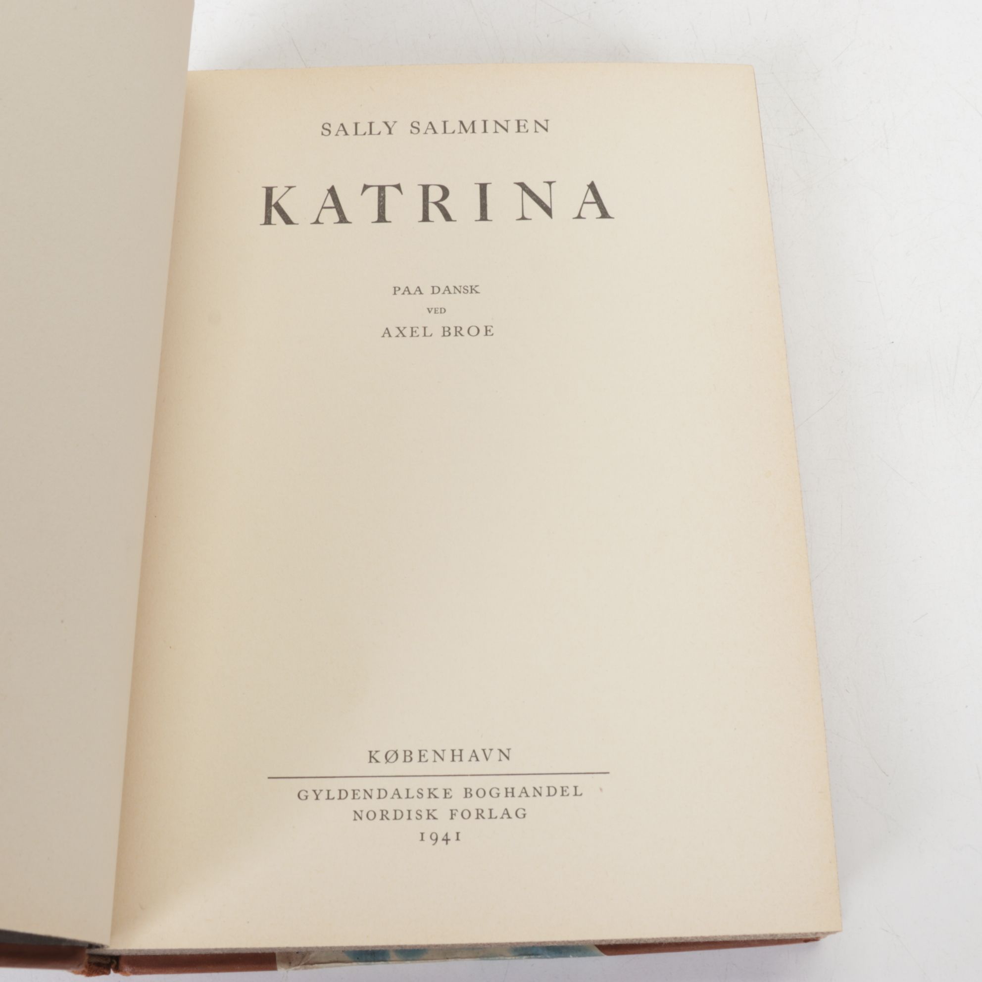 Eignt Danish Language Leather Bound Books