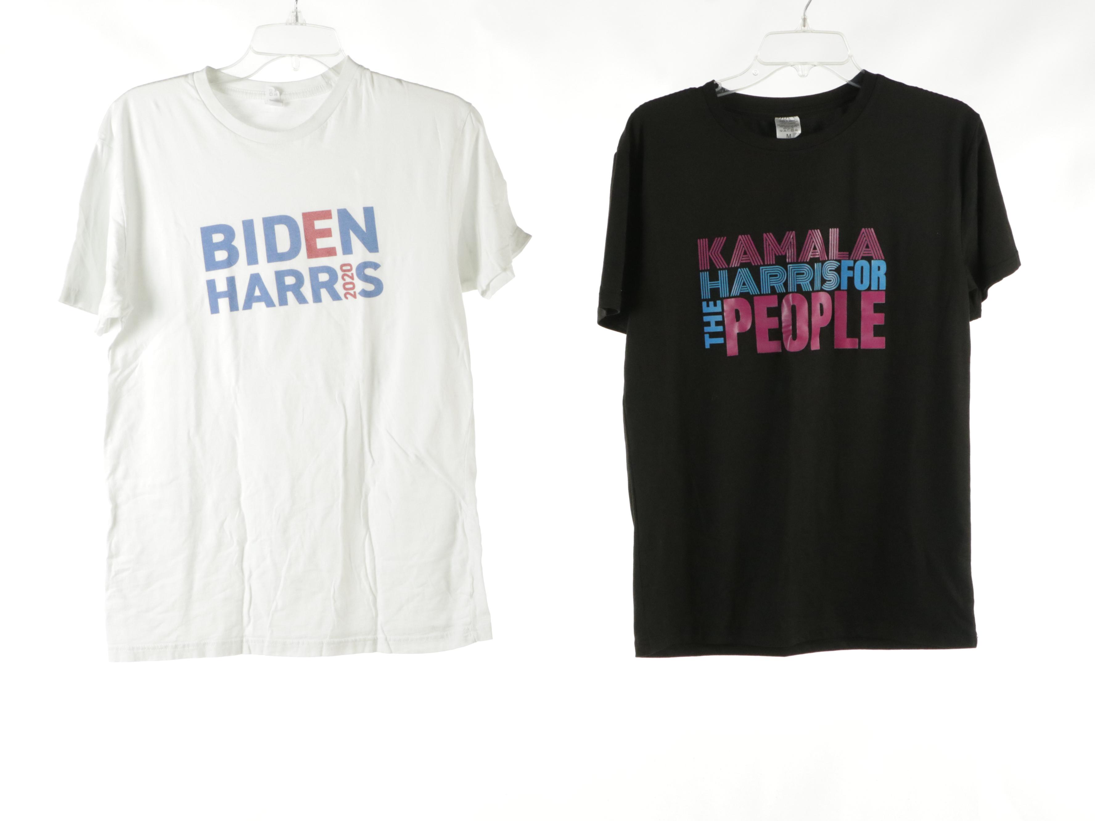 Graphic T-Shirts Including Kamala Harris, Harris/Biden and More