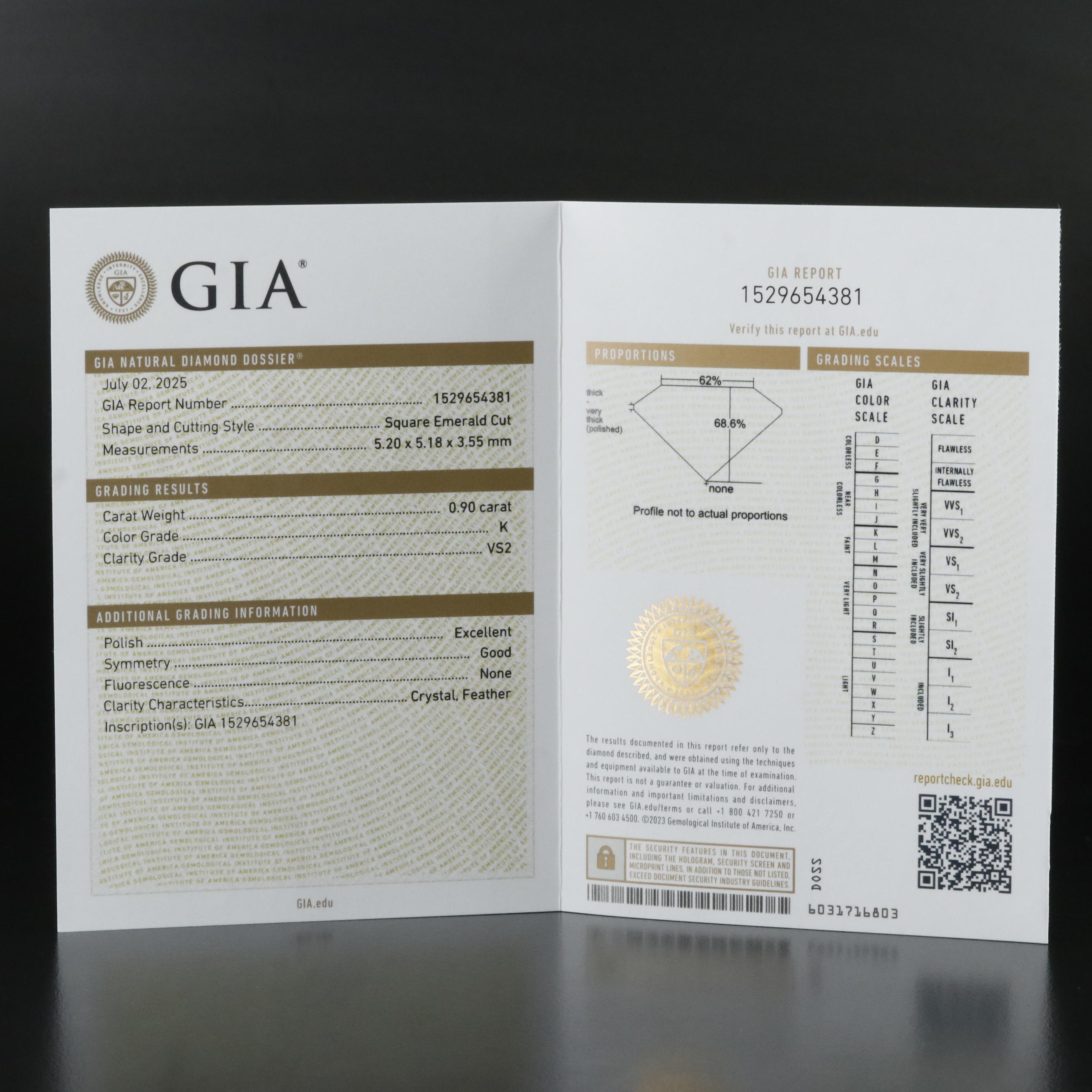 18K 1.80 CTW Diamond Stud Earrings with GIA Reports