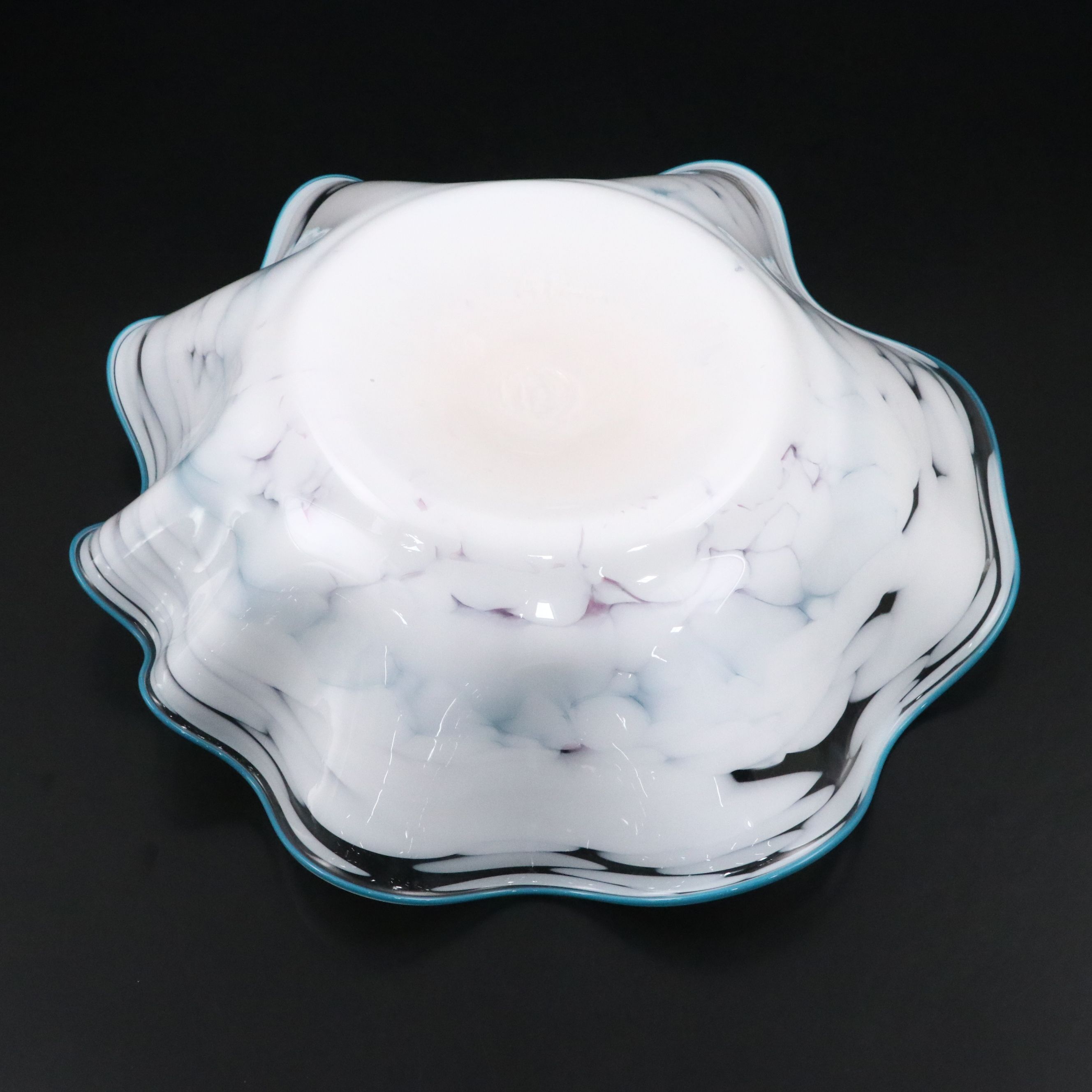 Signed Art Glass Bowl