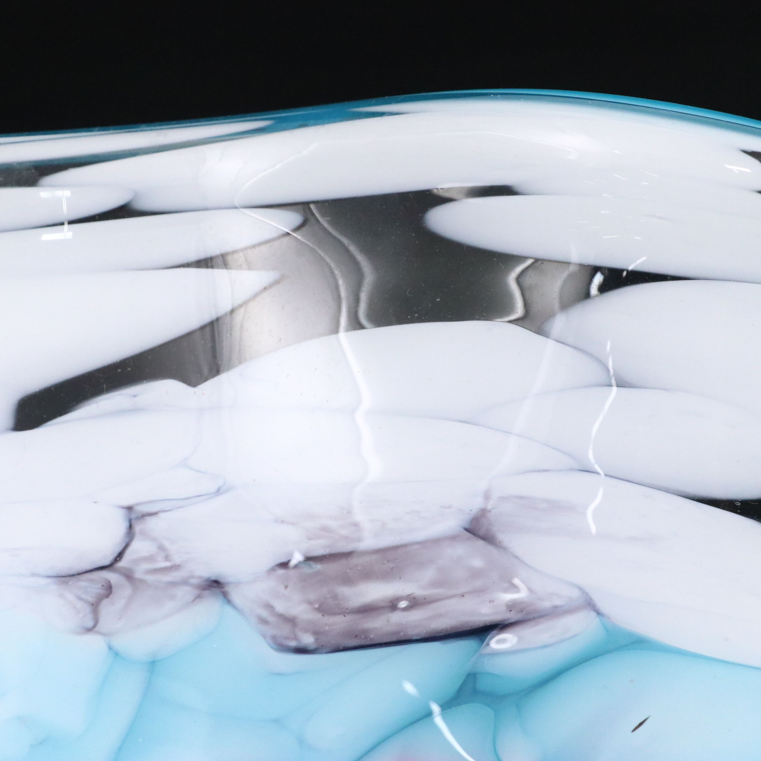 Signed Art Glass Bowl