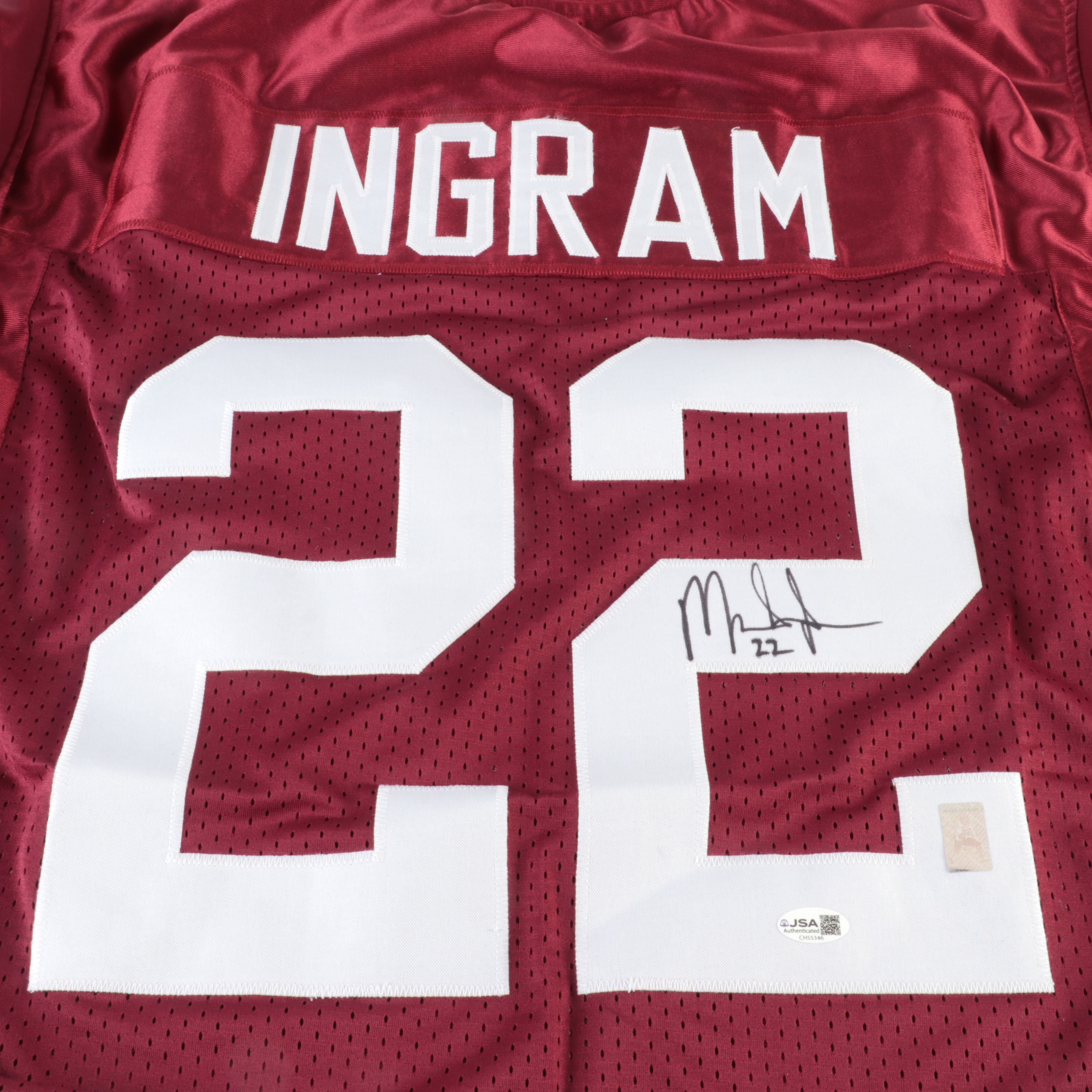 Mark Ingram Signed University of Alabama Crimson Tide Football Jersey, JSA