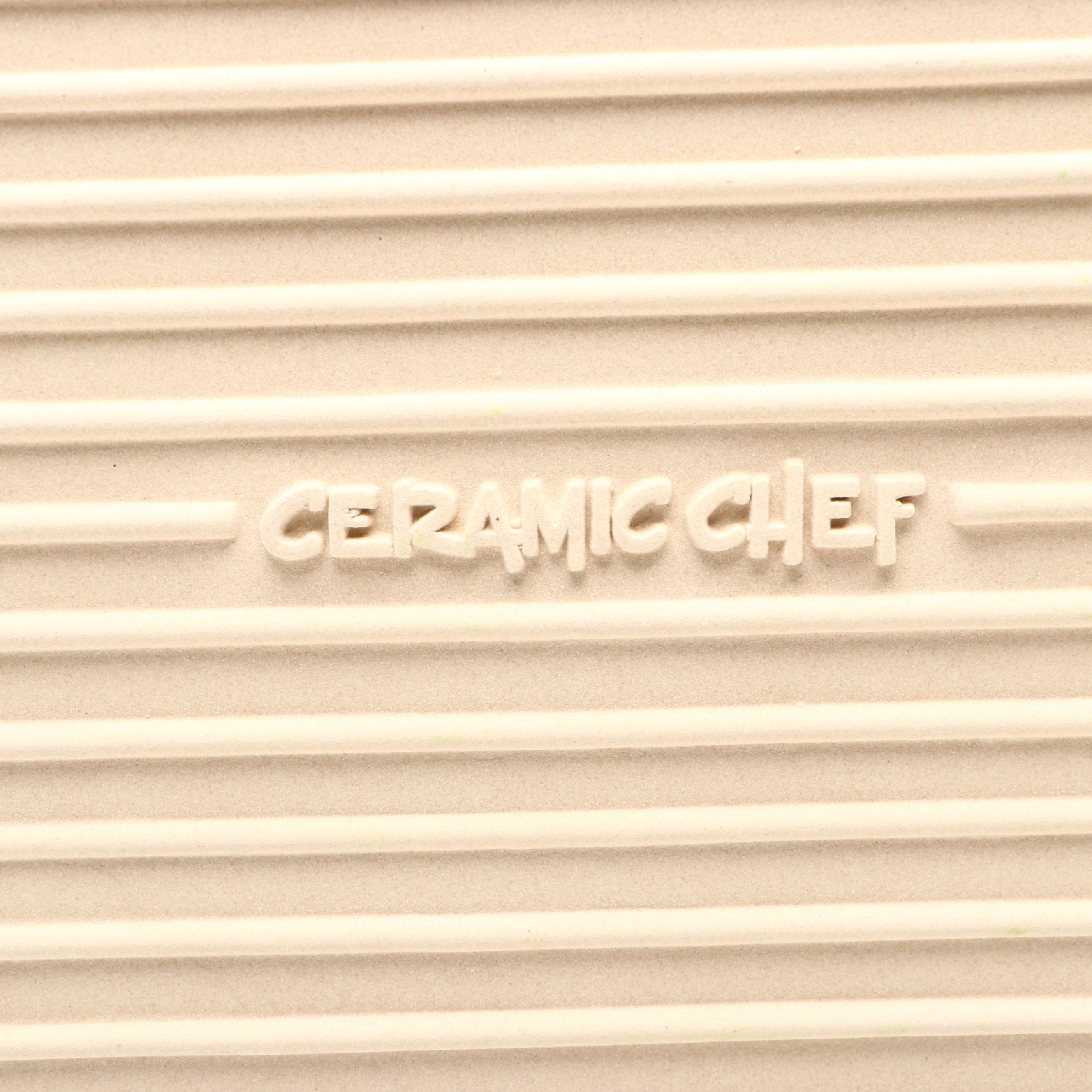 Ceramic Chef Pizza Stone