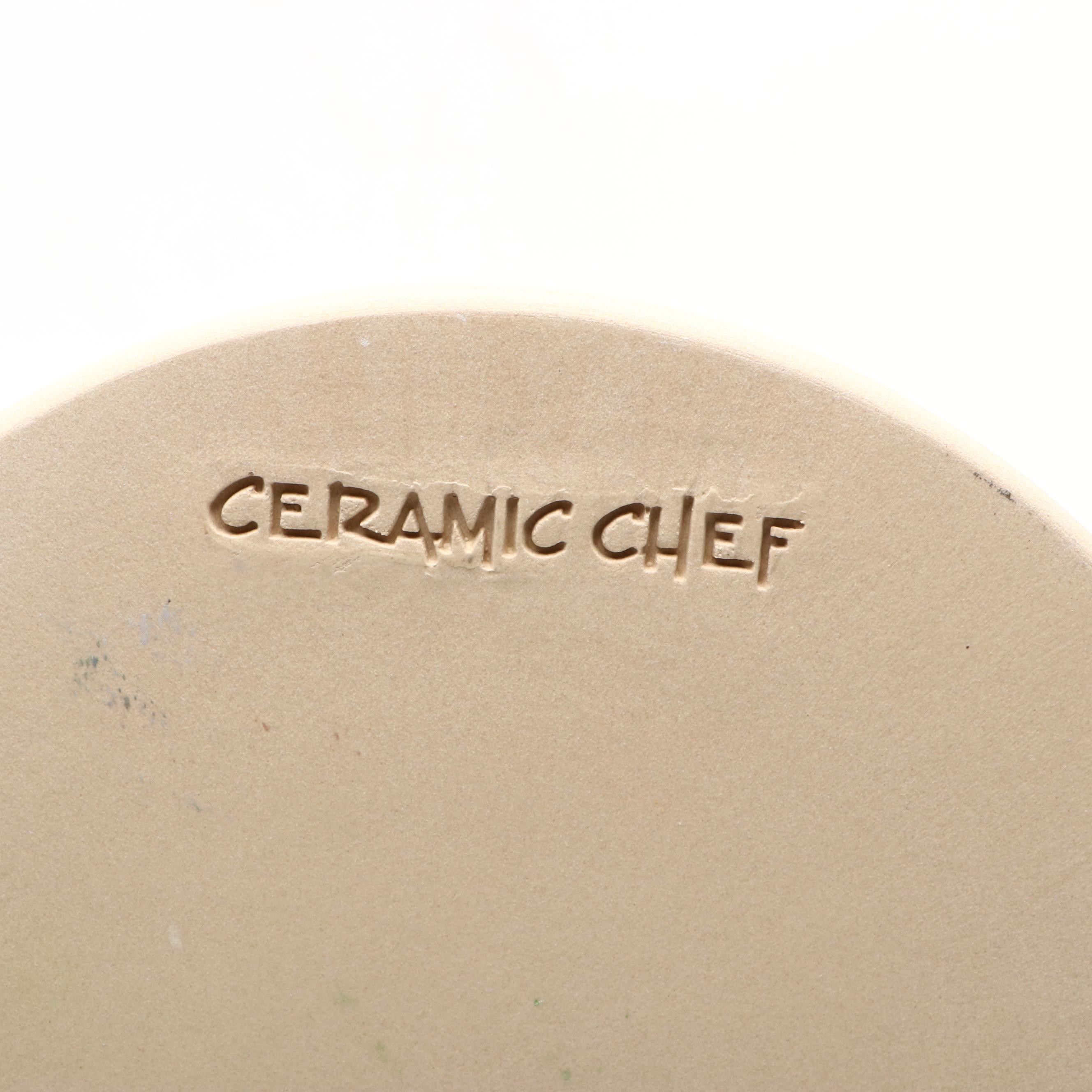 Ceramic Chef Pizza Stone