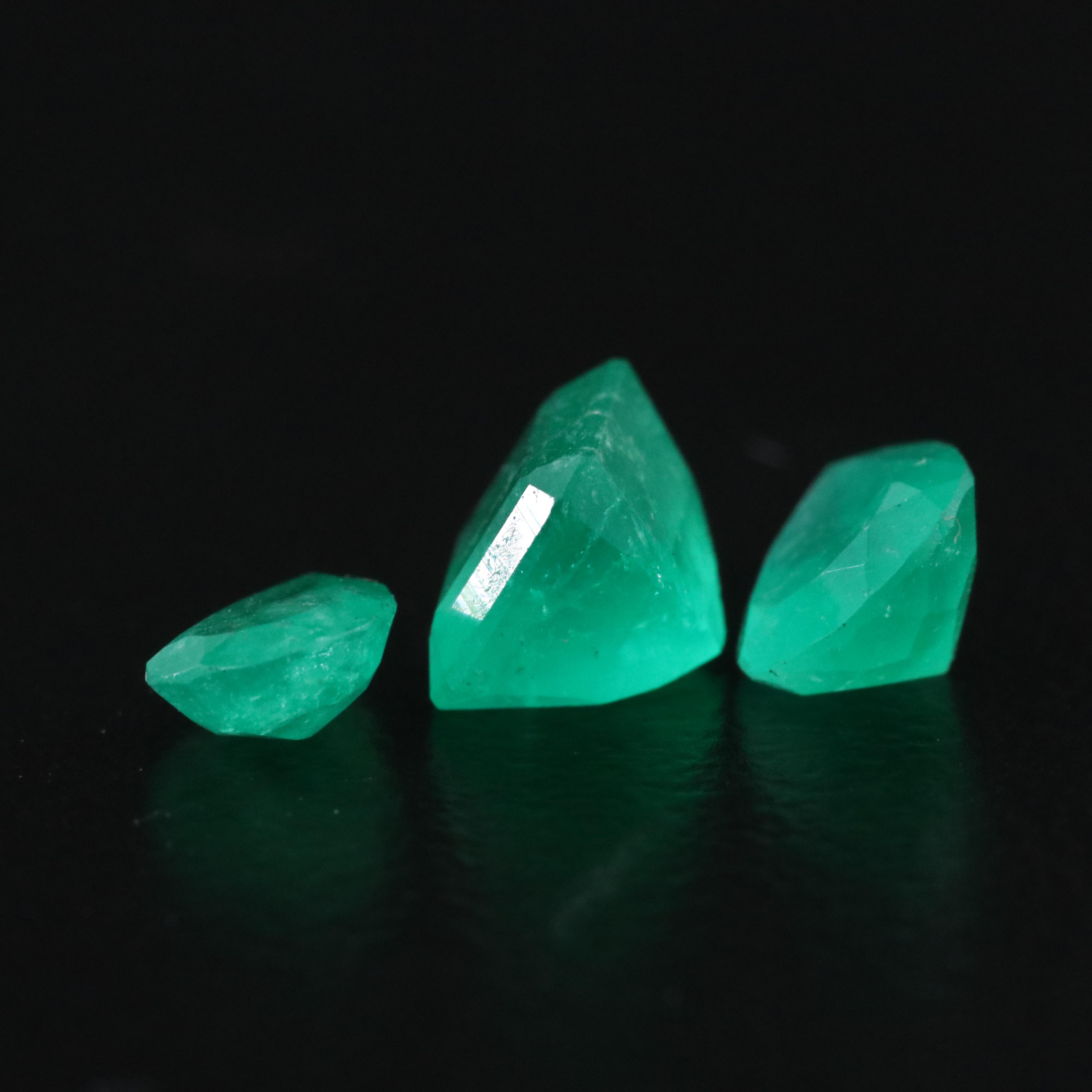 Loose 1.43 CTW Emeralds