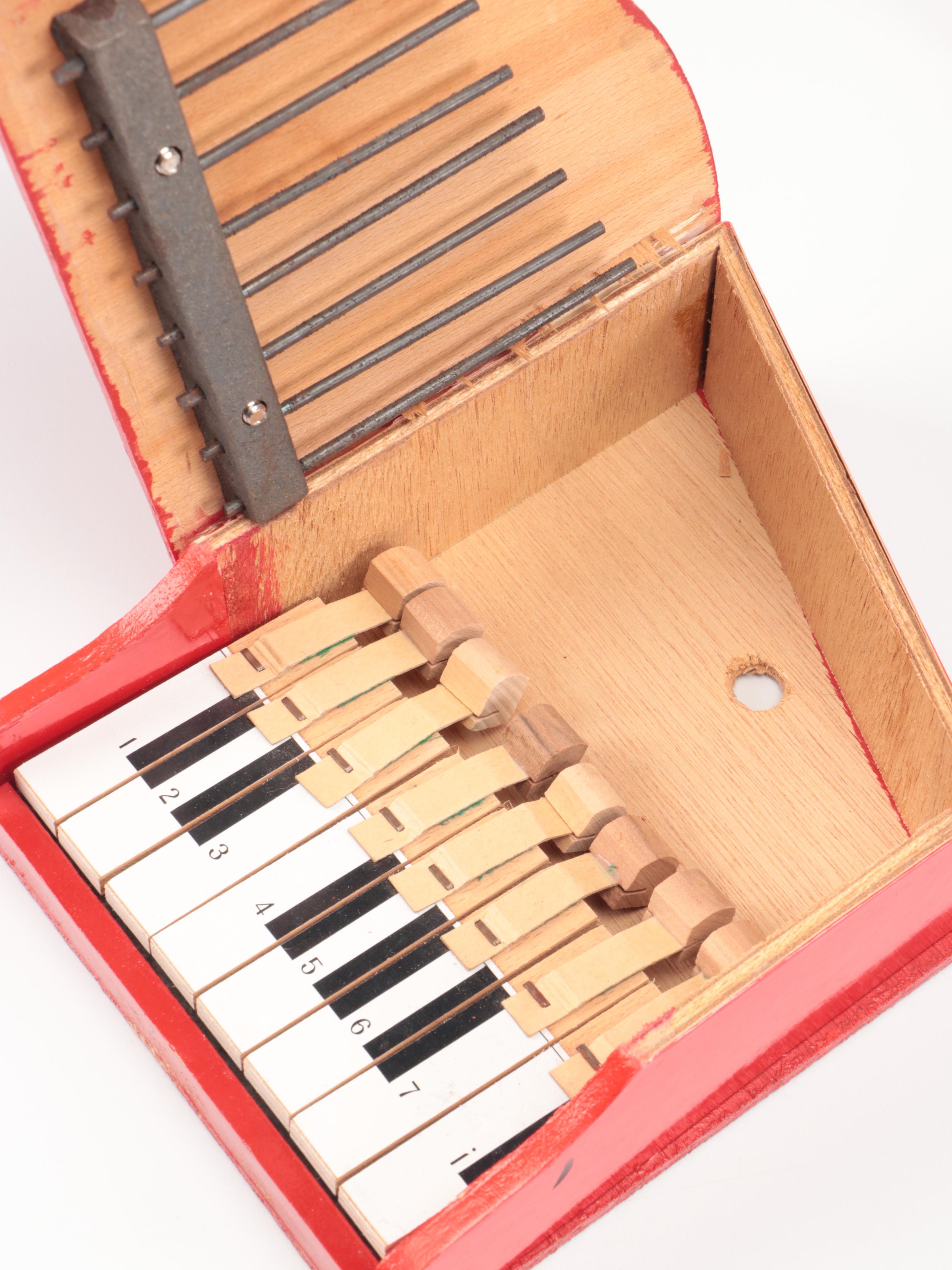 Emenee Toy Accordion with Drum, Xylophone, and More Vintage Toy Instruments