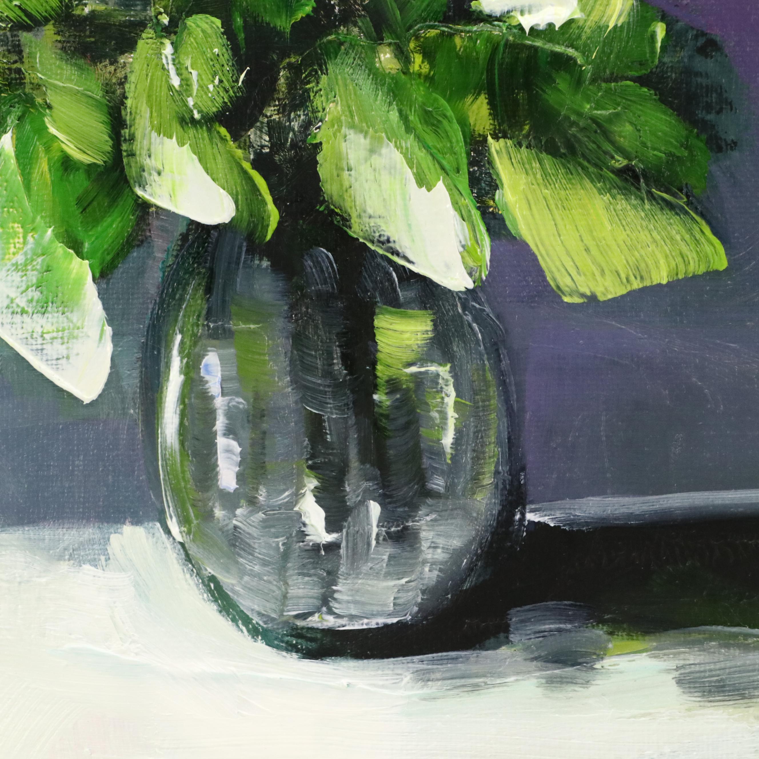 José M. Lima Floral Still Life Oil Painting, 2025