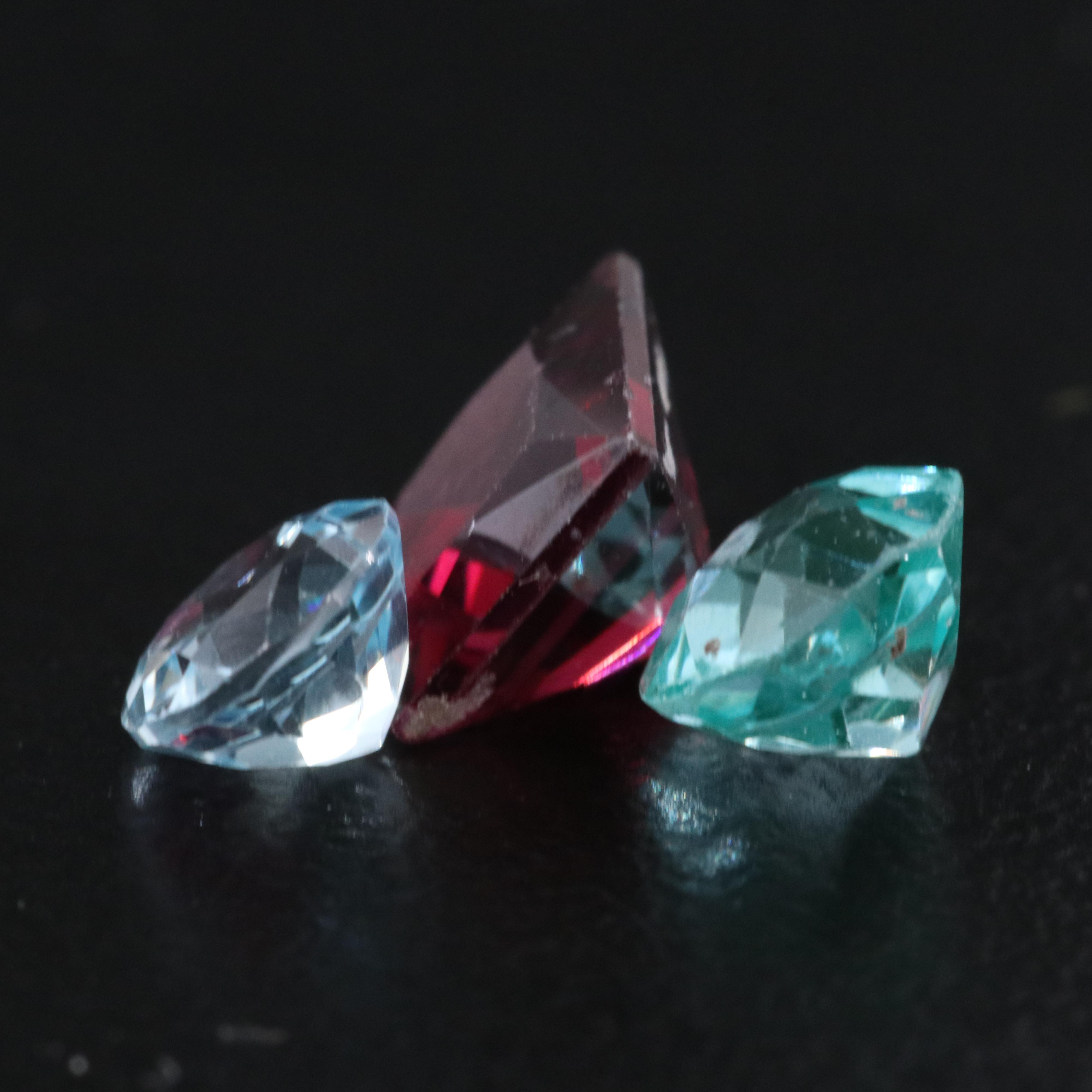 Loose 37.60 CTW Gemstone Lot Including Topaz, Garnet and Citrine