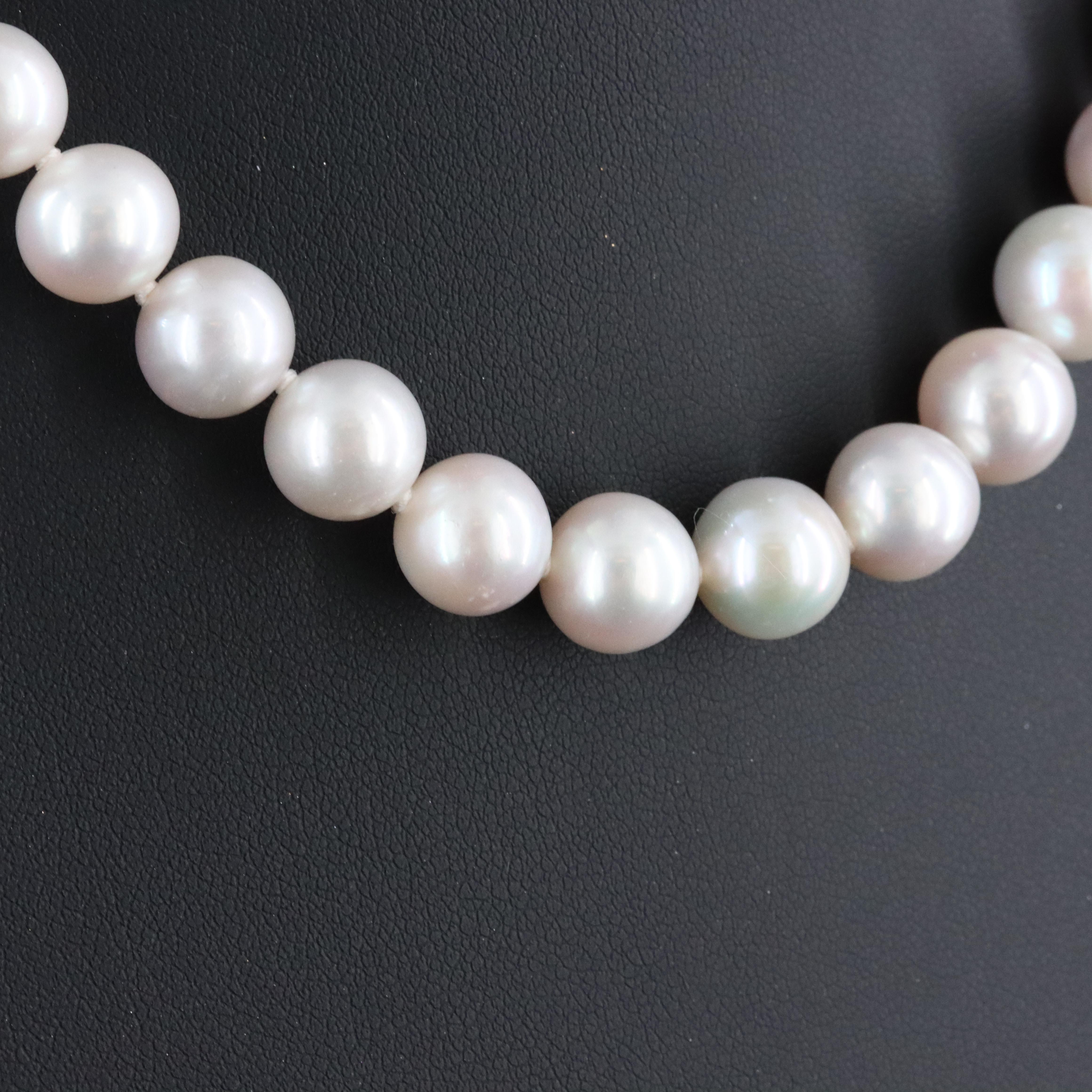 Pearl Necklace with 14K Clasp