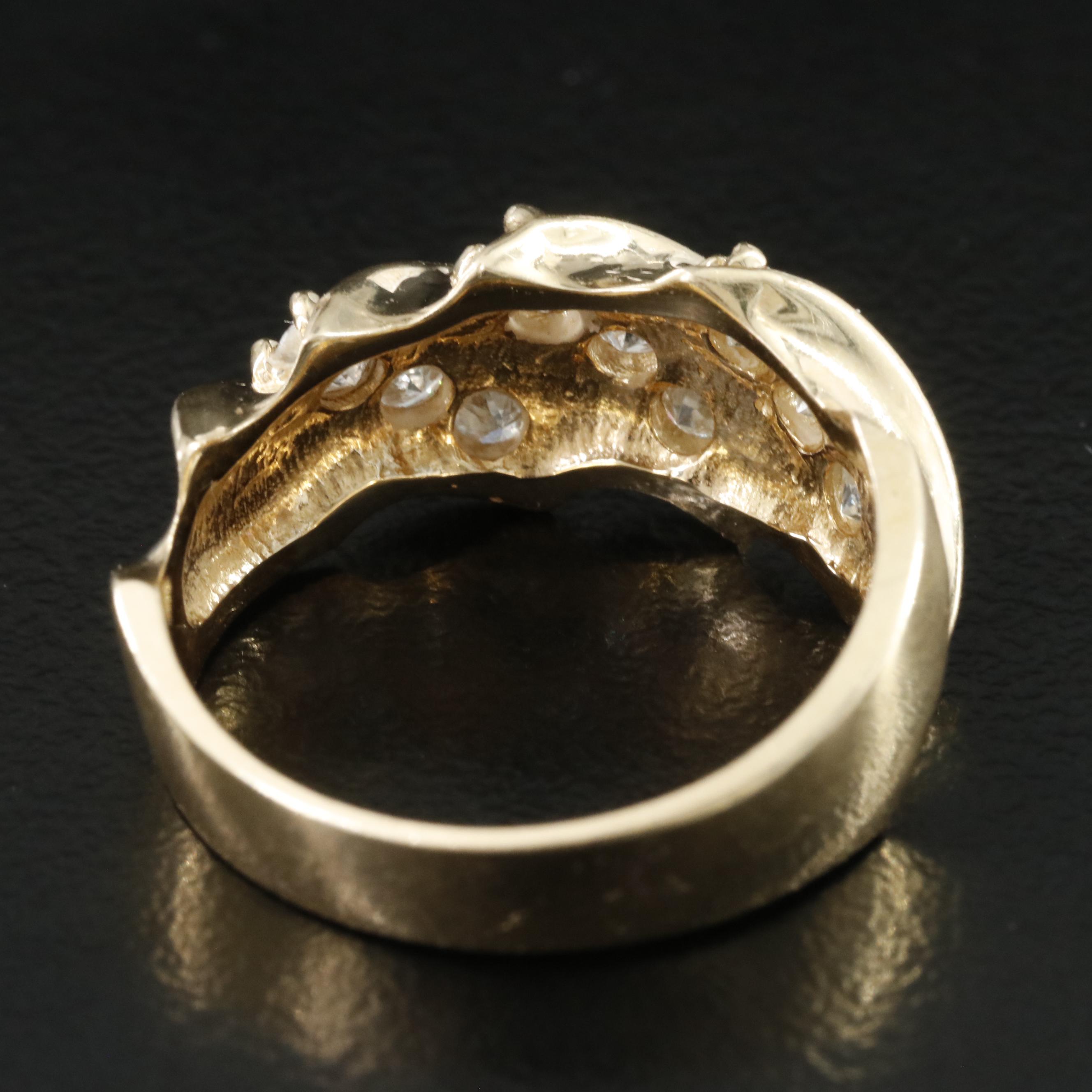 14K 0.95 CTW Diamond Ring