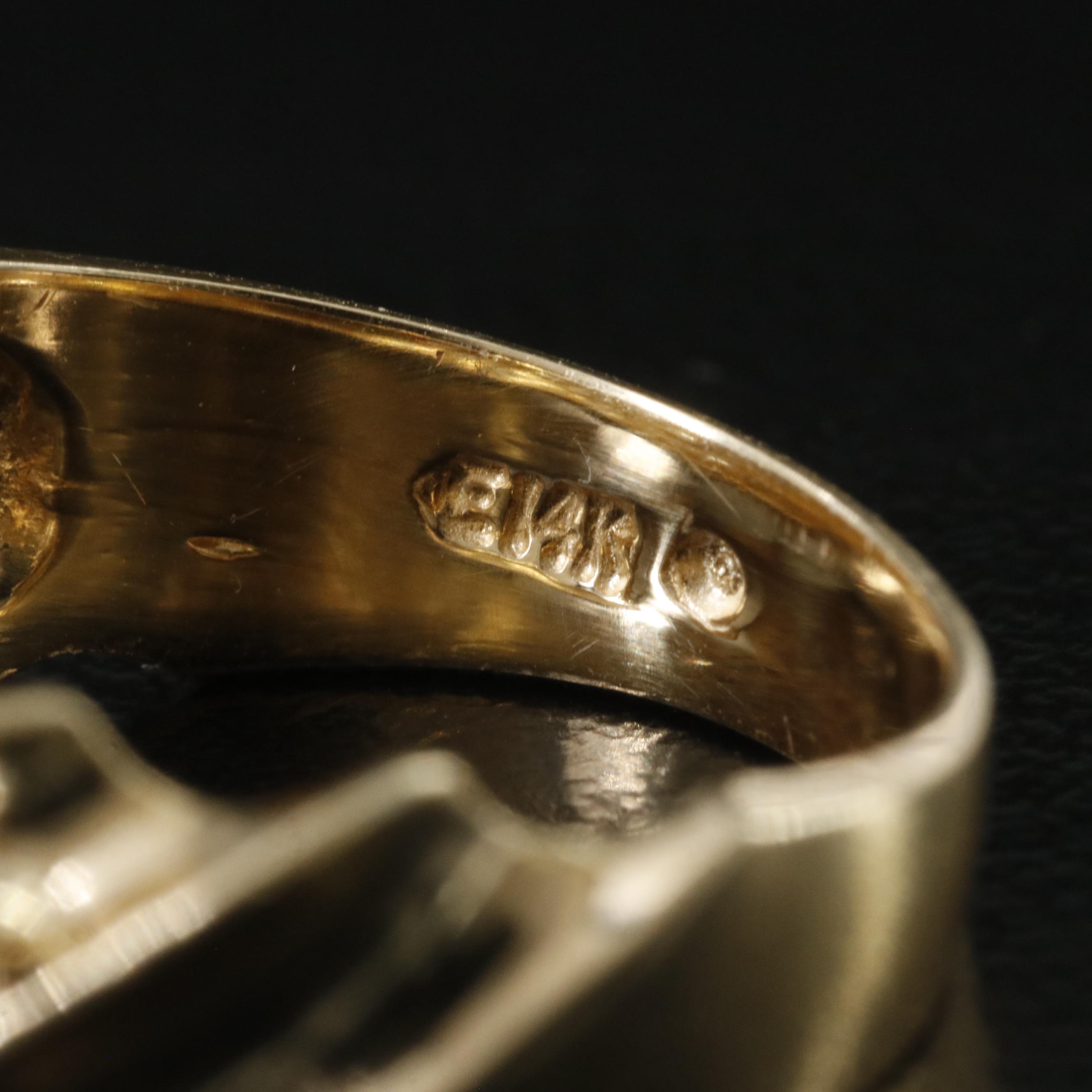 14K 0.95 CTW Diamond Ring