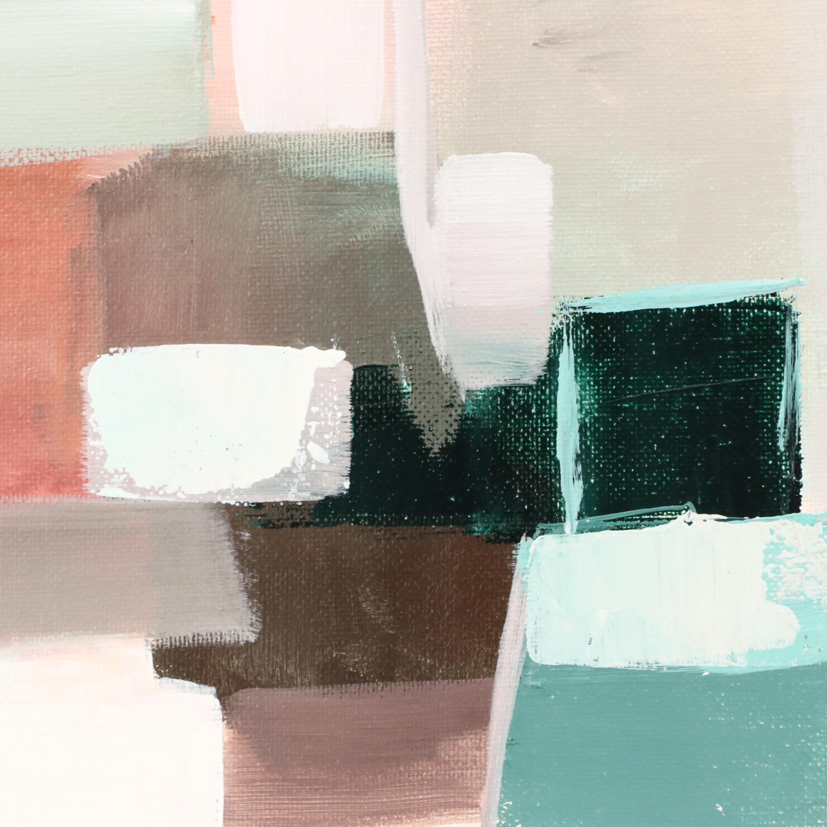 José M. Lima Geometric Abstract Oil Painting, 2025