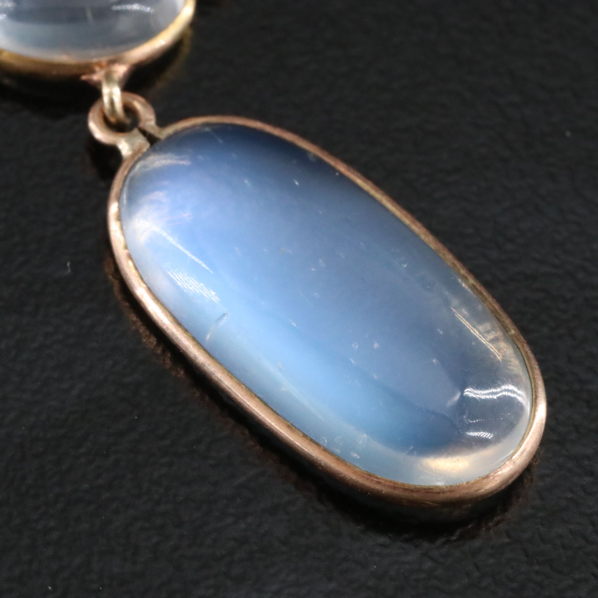 Vintage 10K Moonstone Necklace
