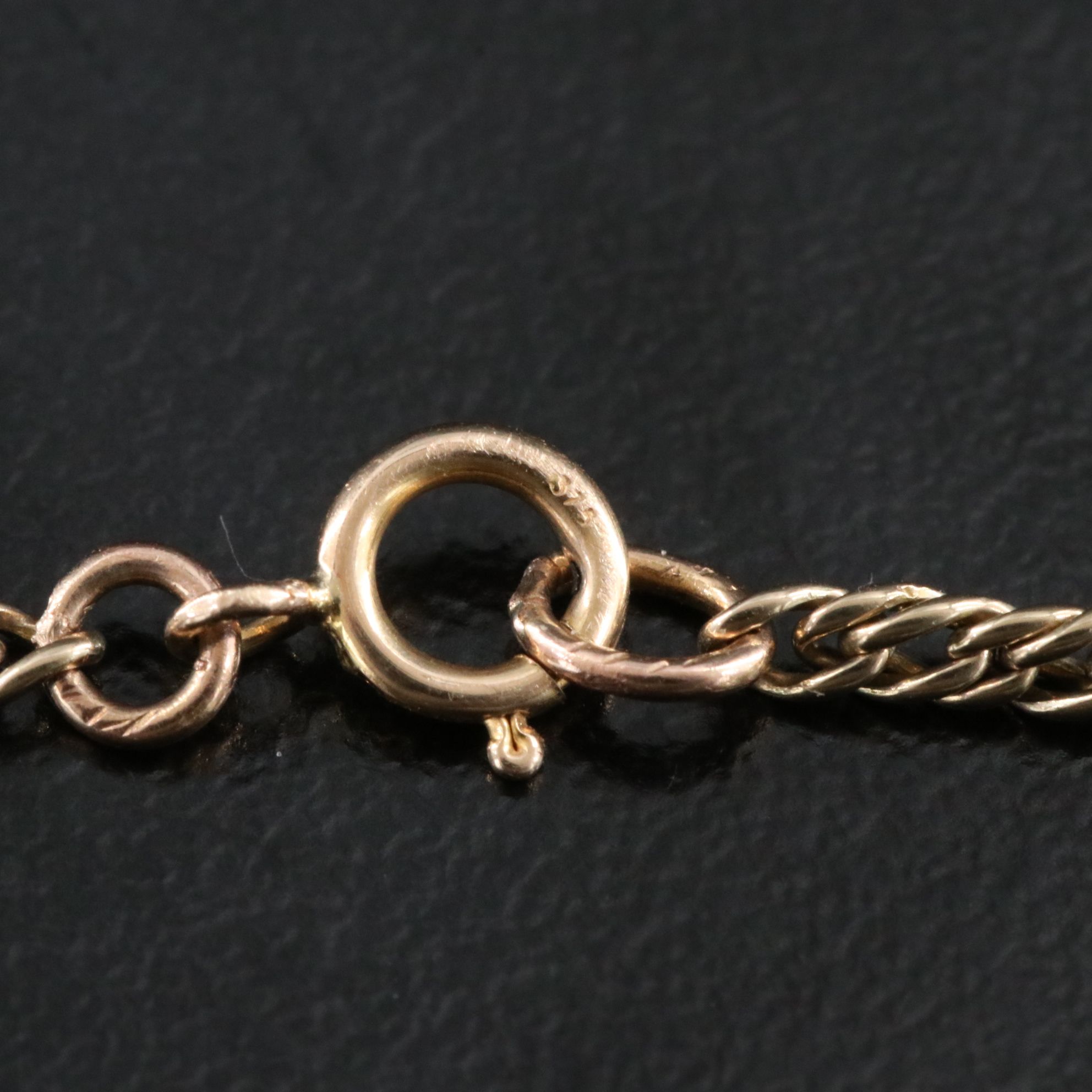 Vintage 10K Moonstone Necklace