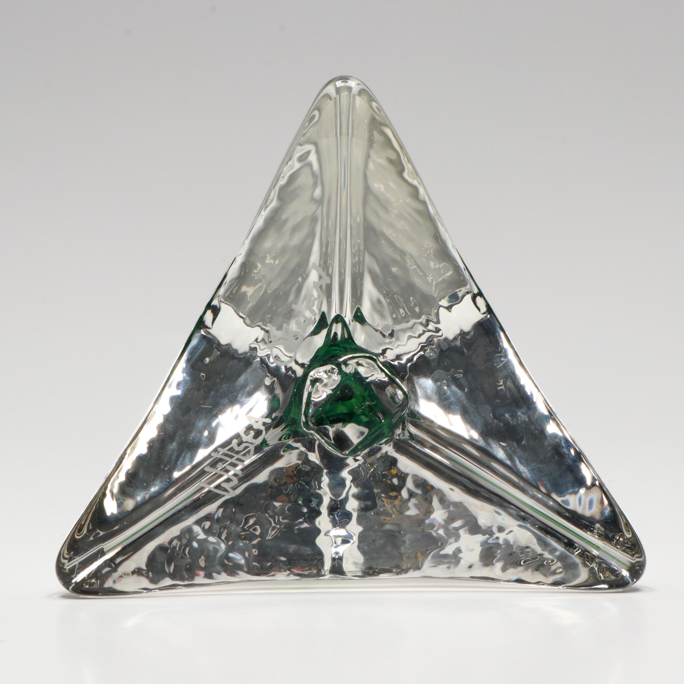 Willsea O'Brien Blown Glass Trumpet Vase