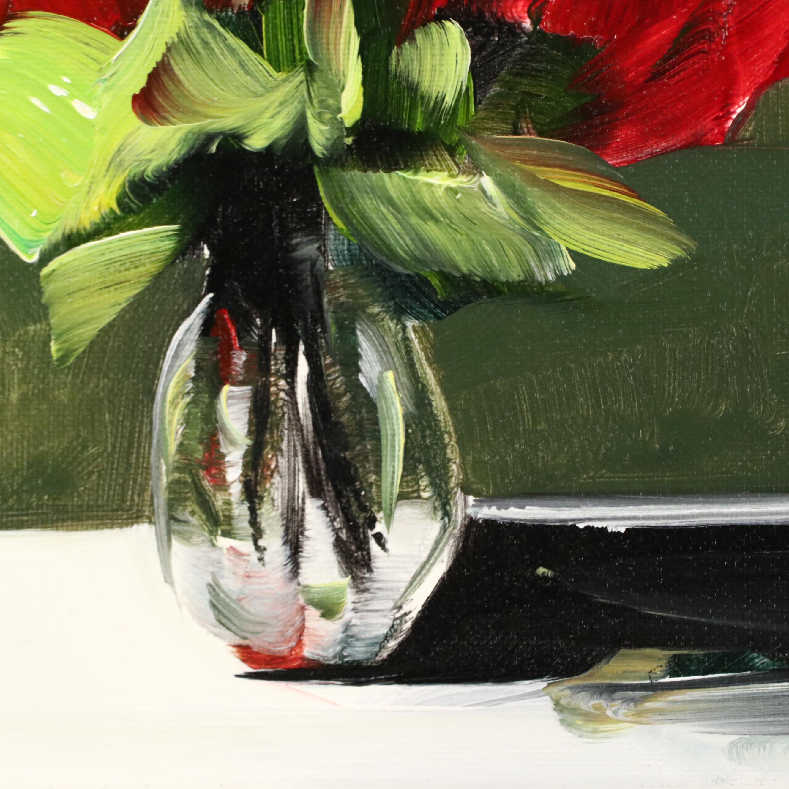 José M. Lima Floral Still Life Oil Painting, 2025