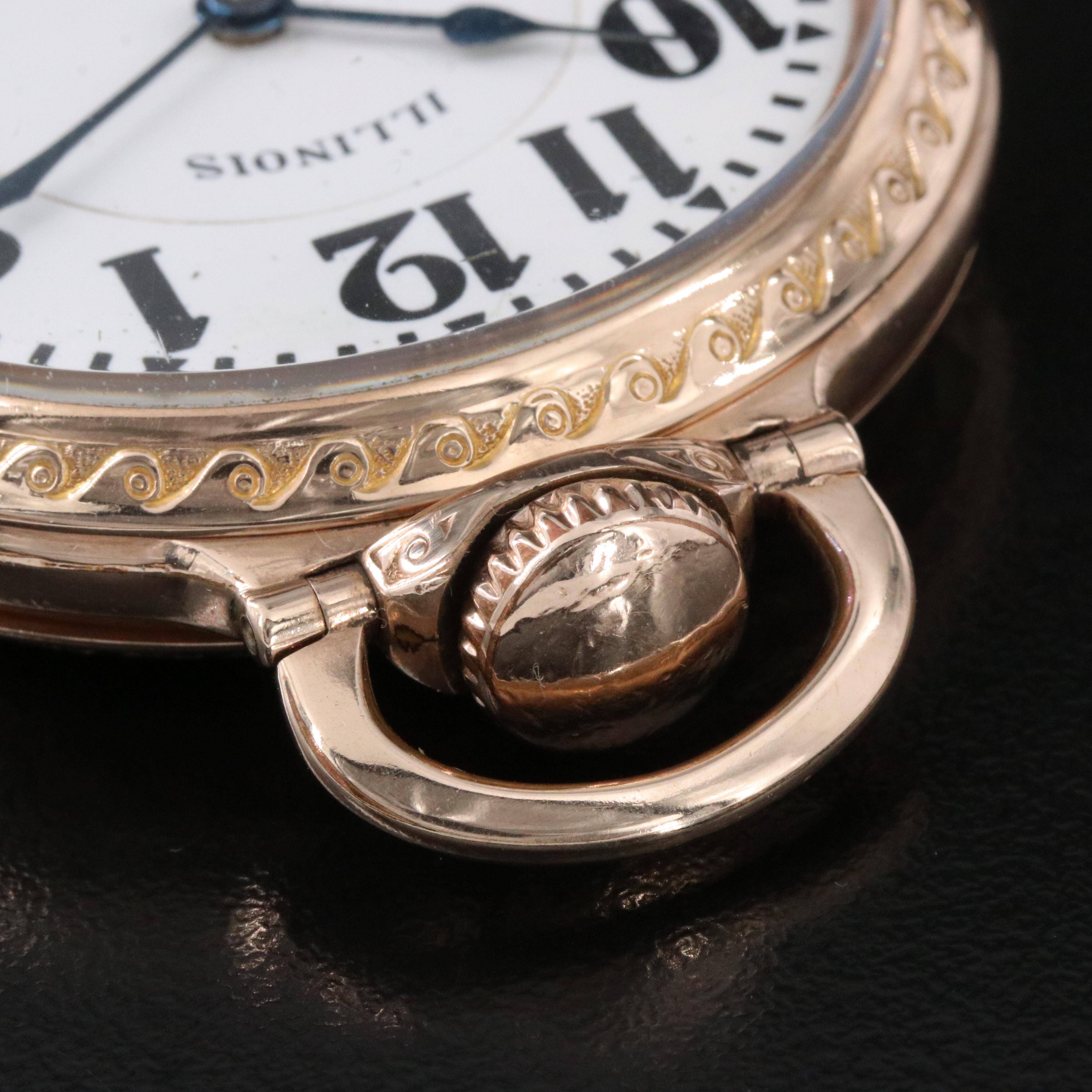 1929 Illinois Bunn Special Railroad Grade Gold Filled Pocket Watch