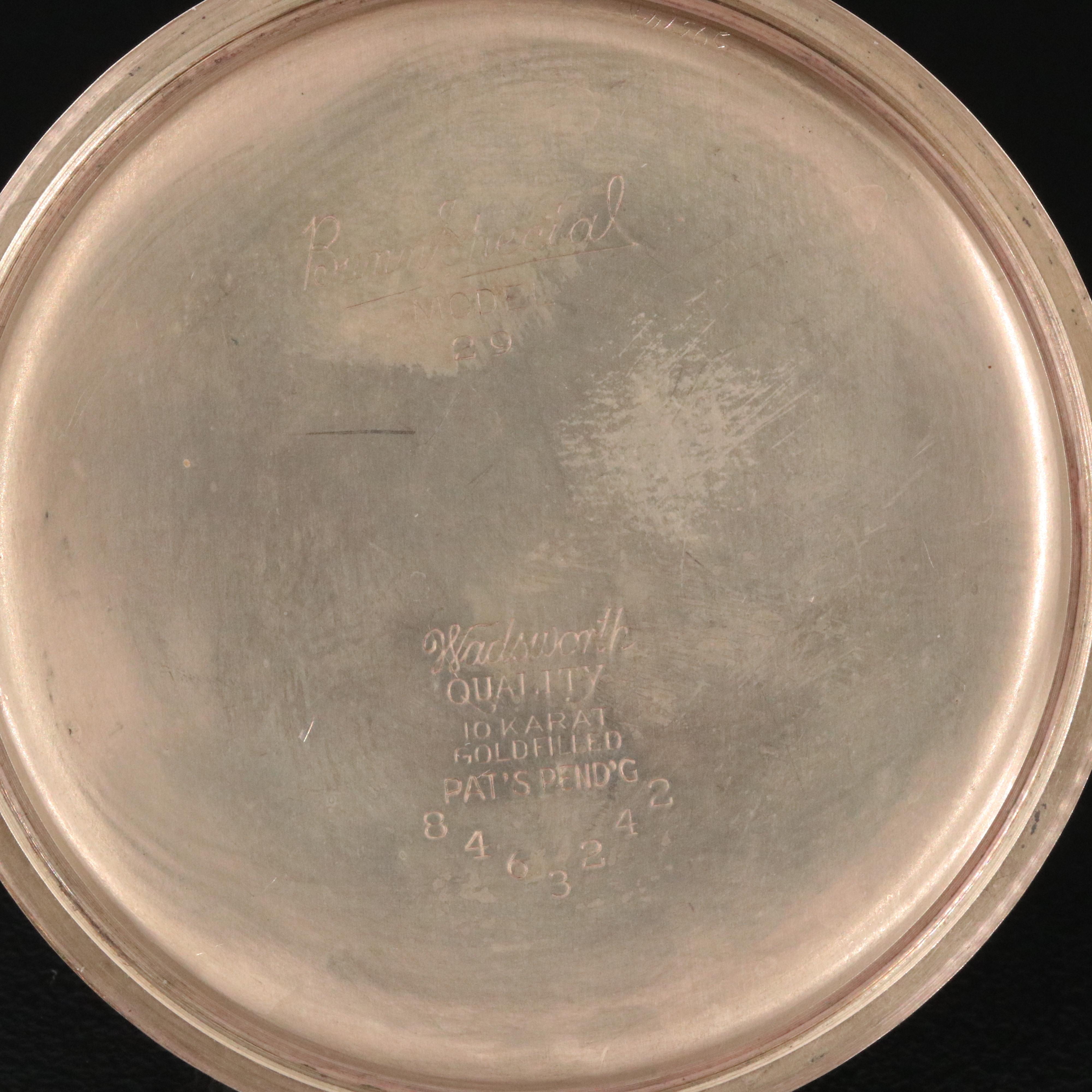 1929 Illinois Bunn Special Railroad Grade Gold Filled Pocket Watch