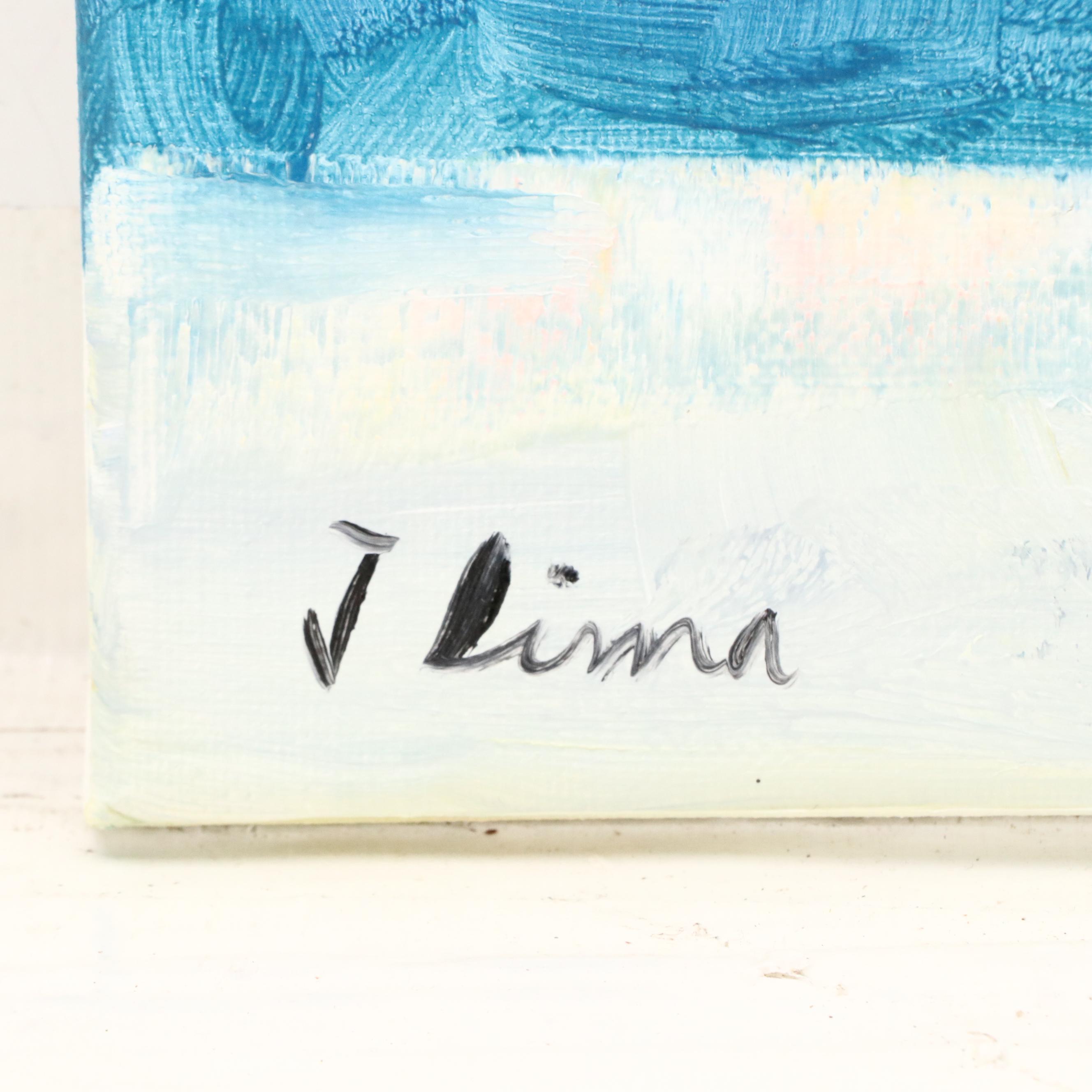 José M. Lima Floral Still Life Oil Painting, 2025