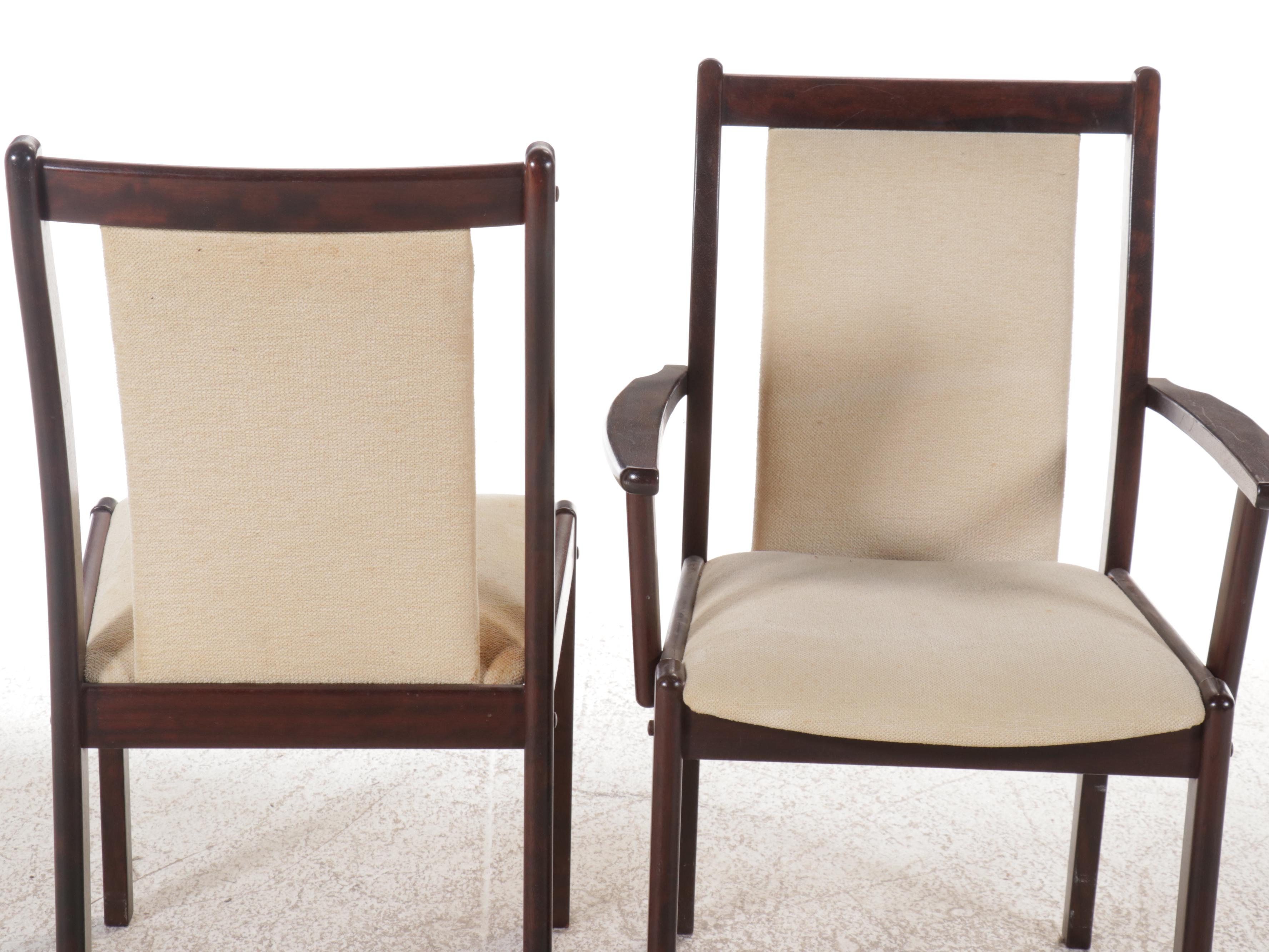 Boltinge Danish Modern Mahogany Seven Piece Dining Set