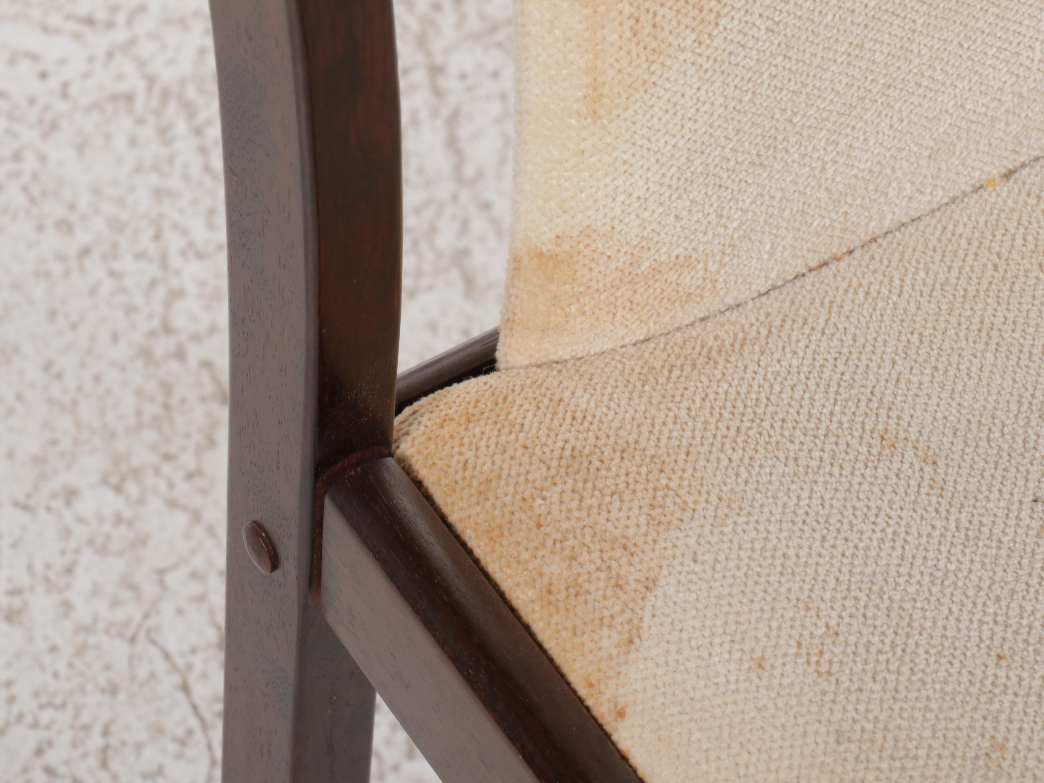 Boltinge Danish Modern Mahogany Seven Piece Dining Set