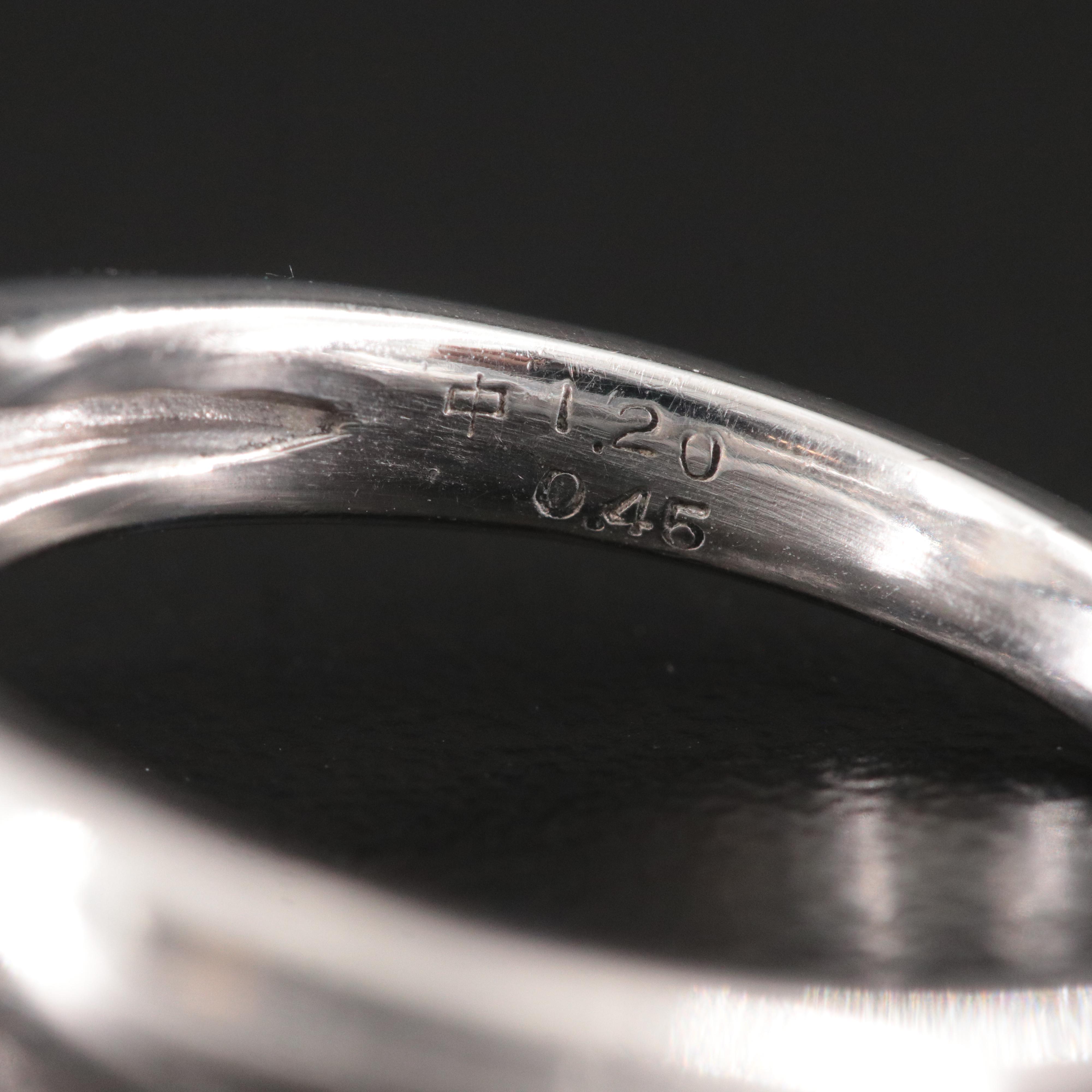 Platinum Opal and Diamond Ring