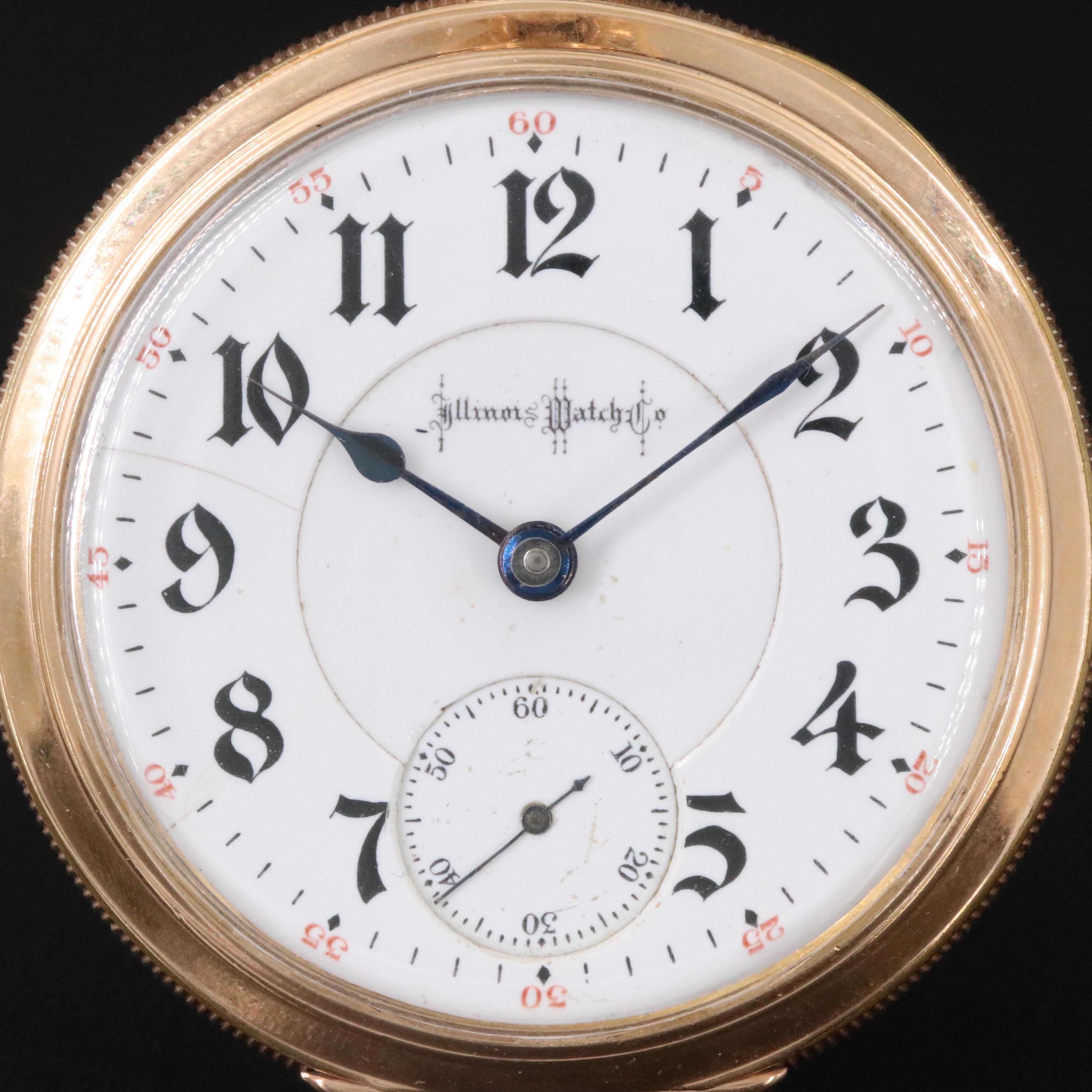 1903 Illinois Watch Co. Railroad Grade Gold-Filled Pocket Watch