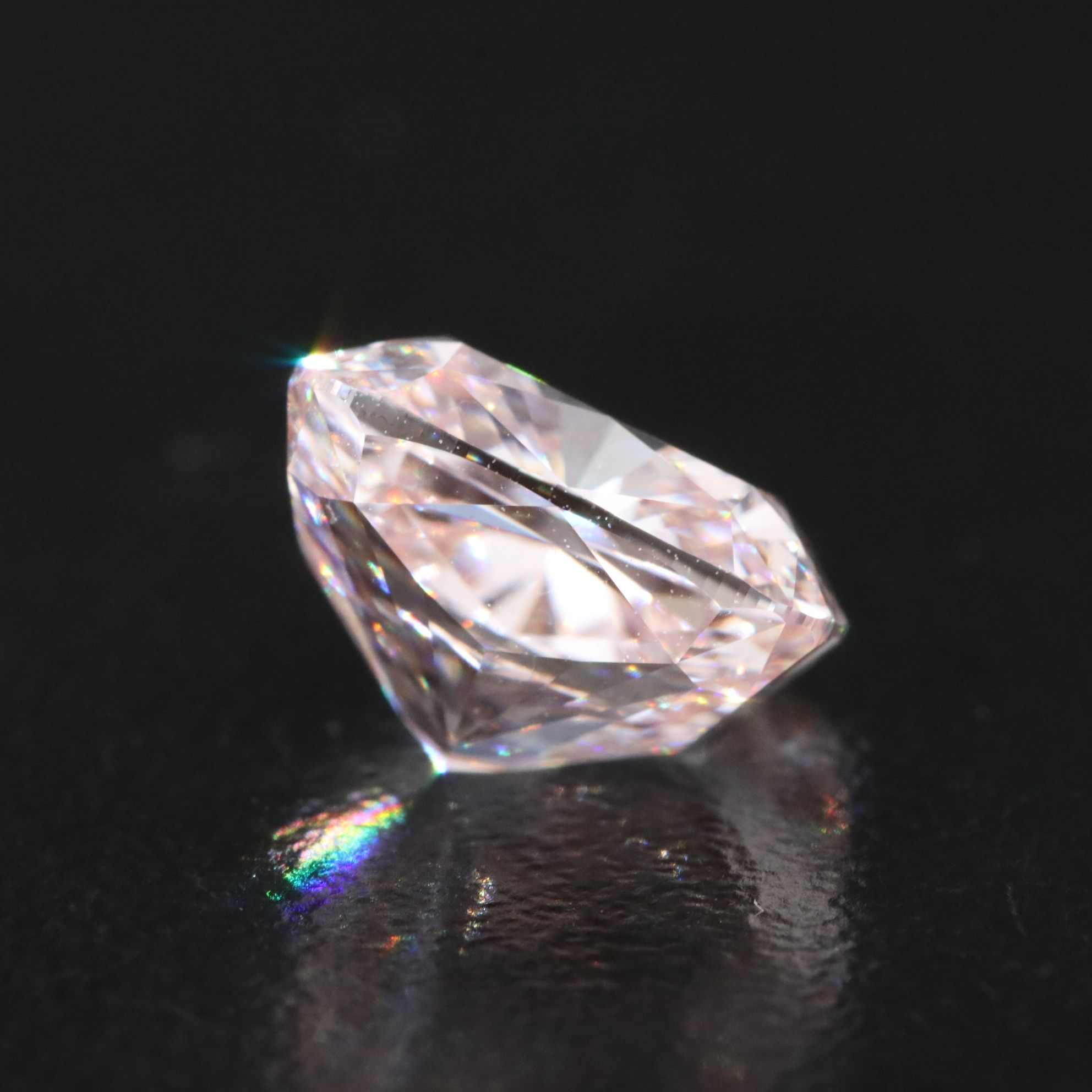 Loose 5.10 CT Fancy Pink Lab Grown Diamond