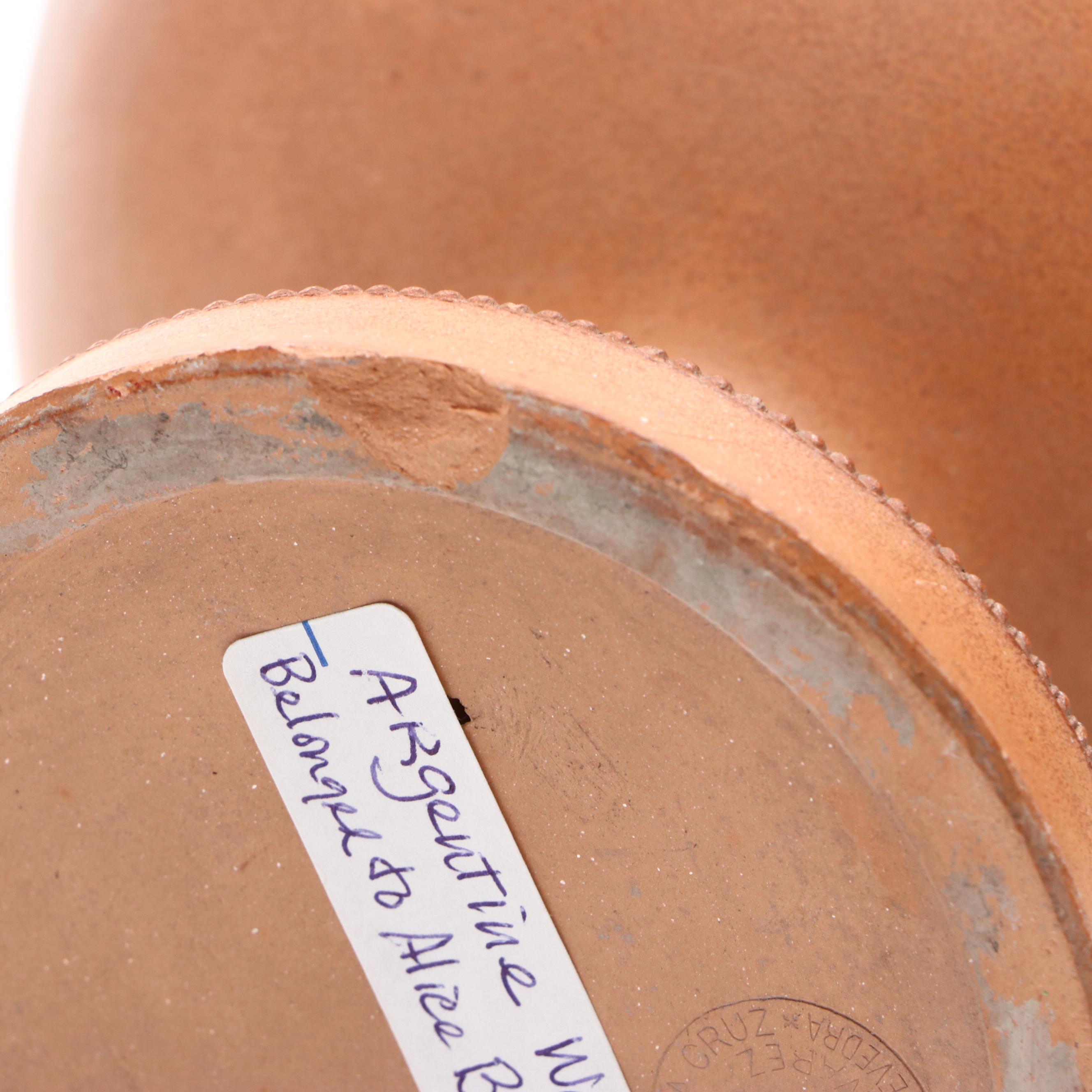 Argentinian Terracotta Water Jug, Early 20th Century