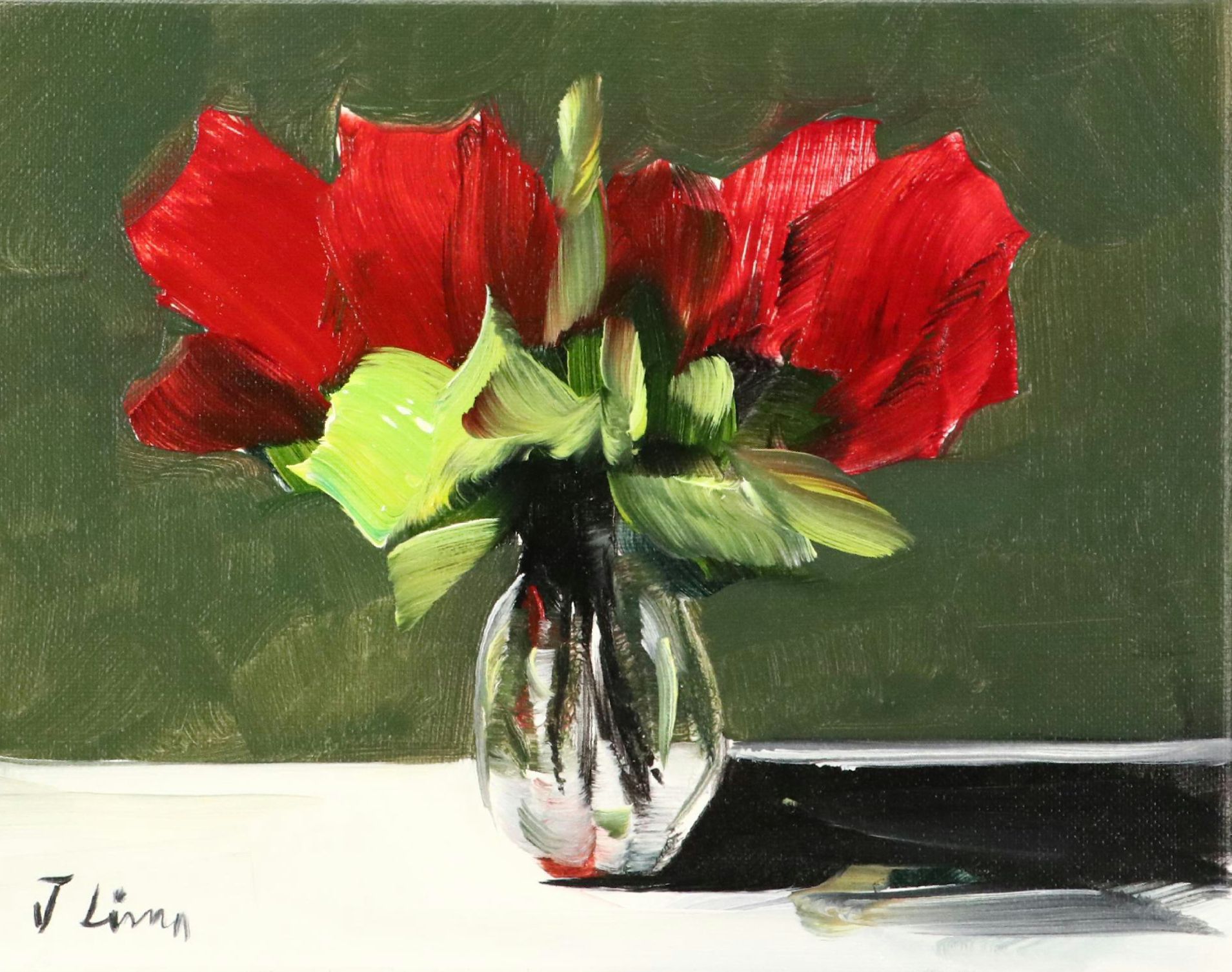 José M. Lima Floral Still Life Oil Painting, 2025