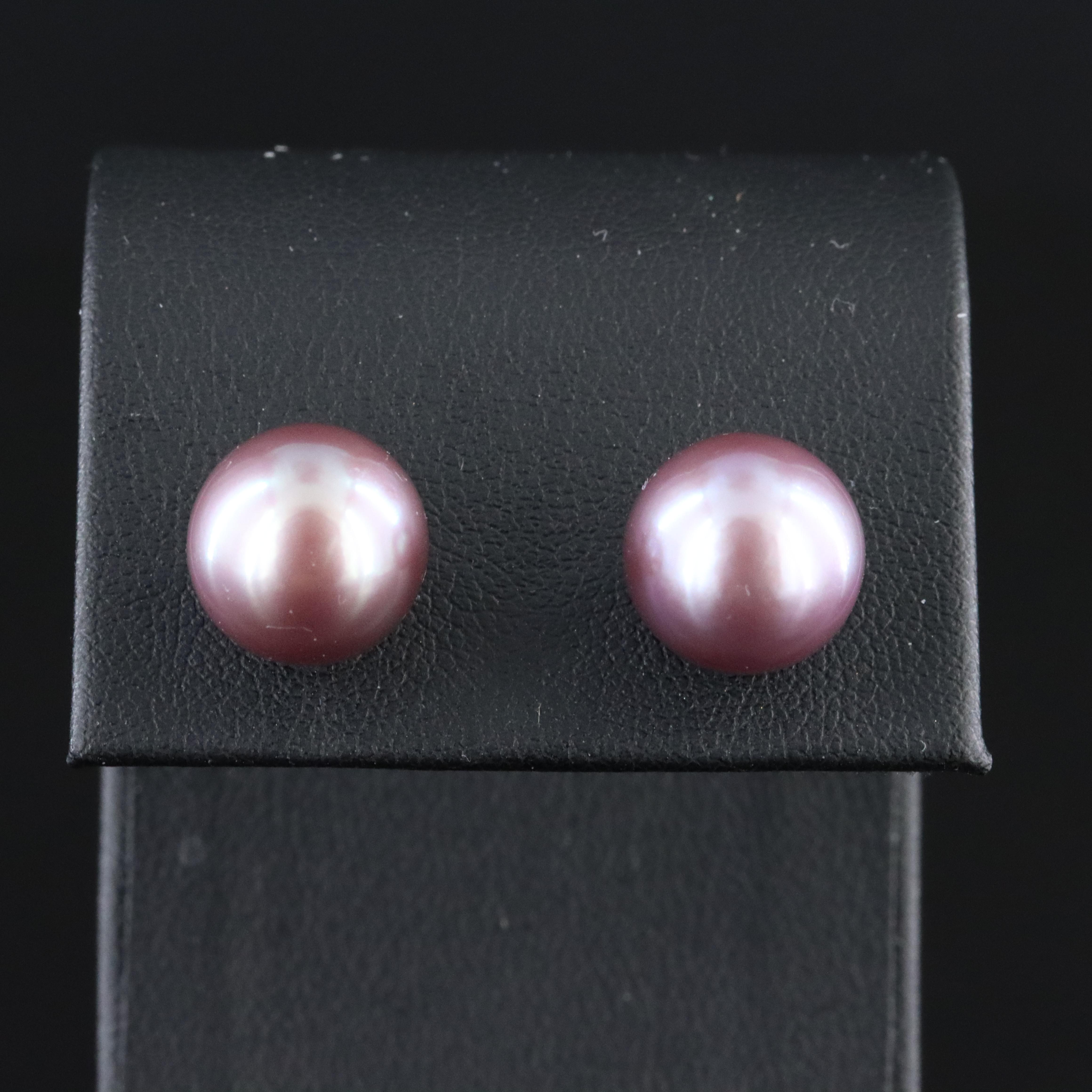 18K Pearl Earrings