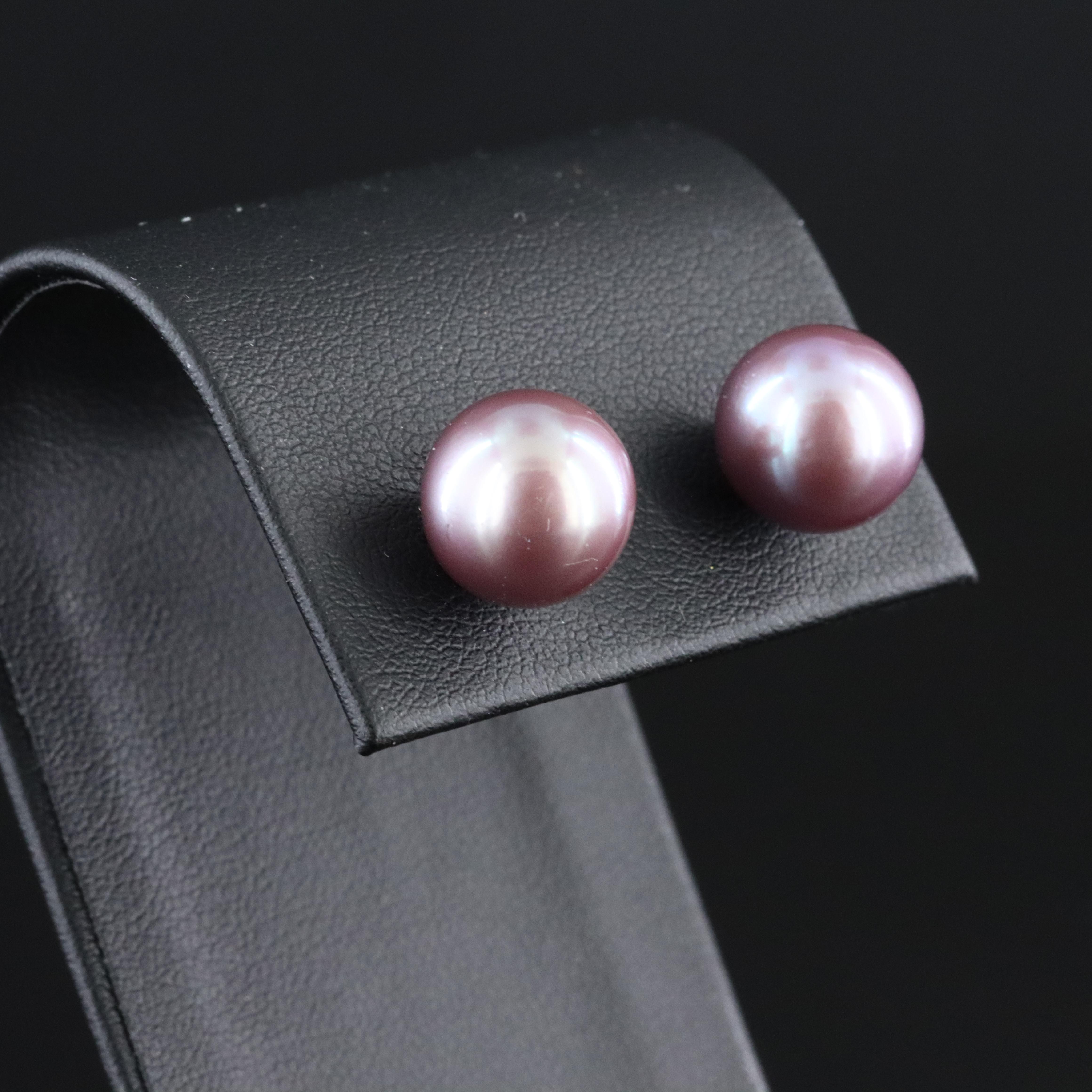 18K Pearl Earrings