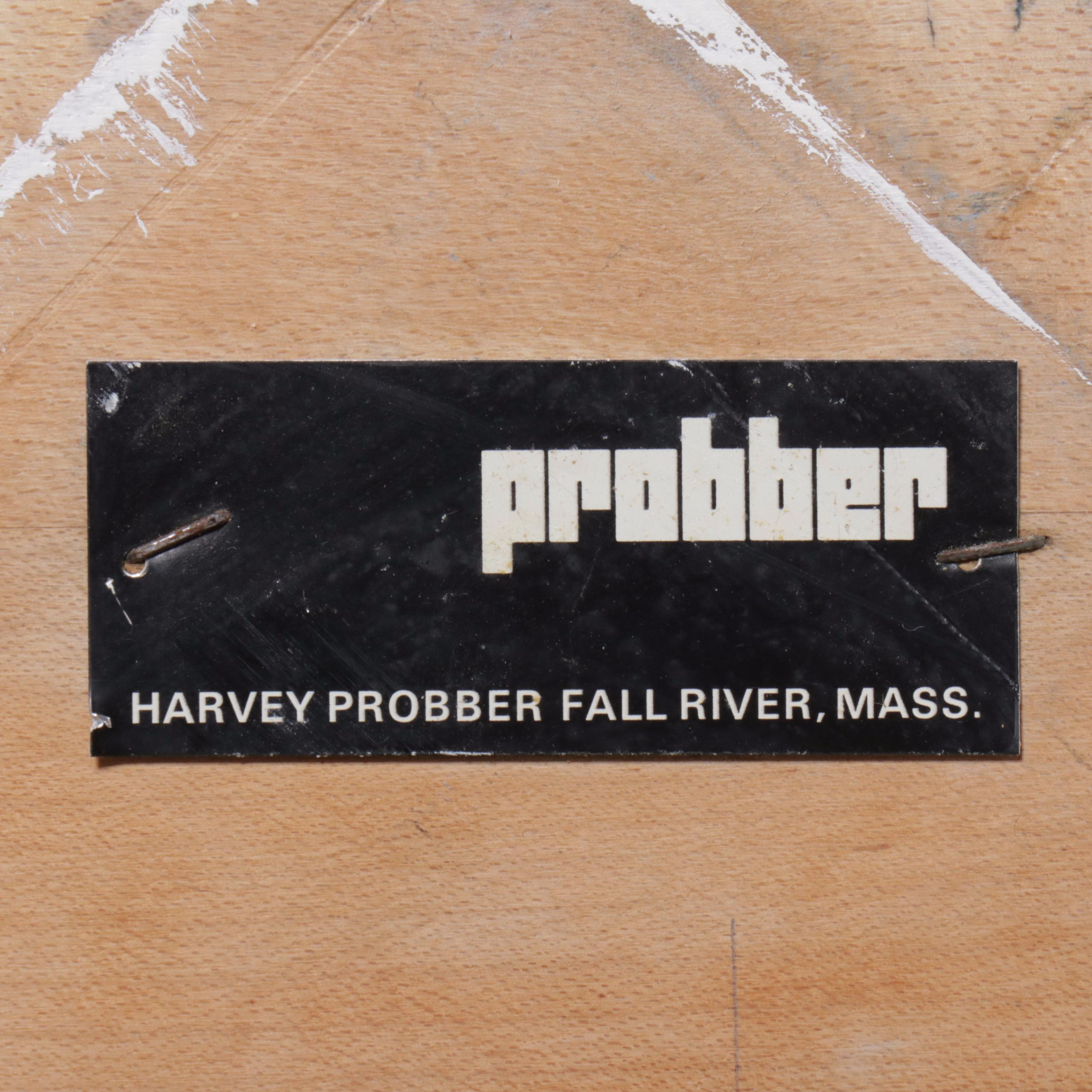 Harvey Probber Circular Painted Wood Pedestal Table