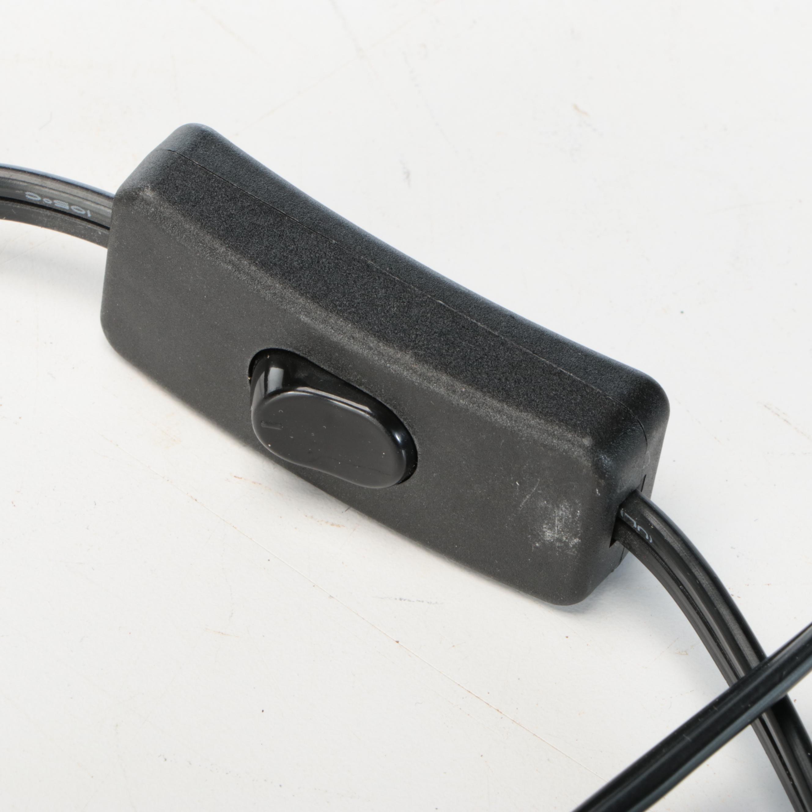 Gold Finish on Plaster Table Lamp with Distressed Black Shade