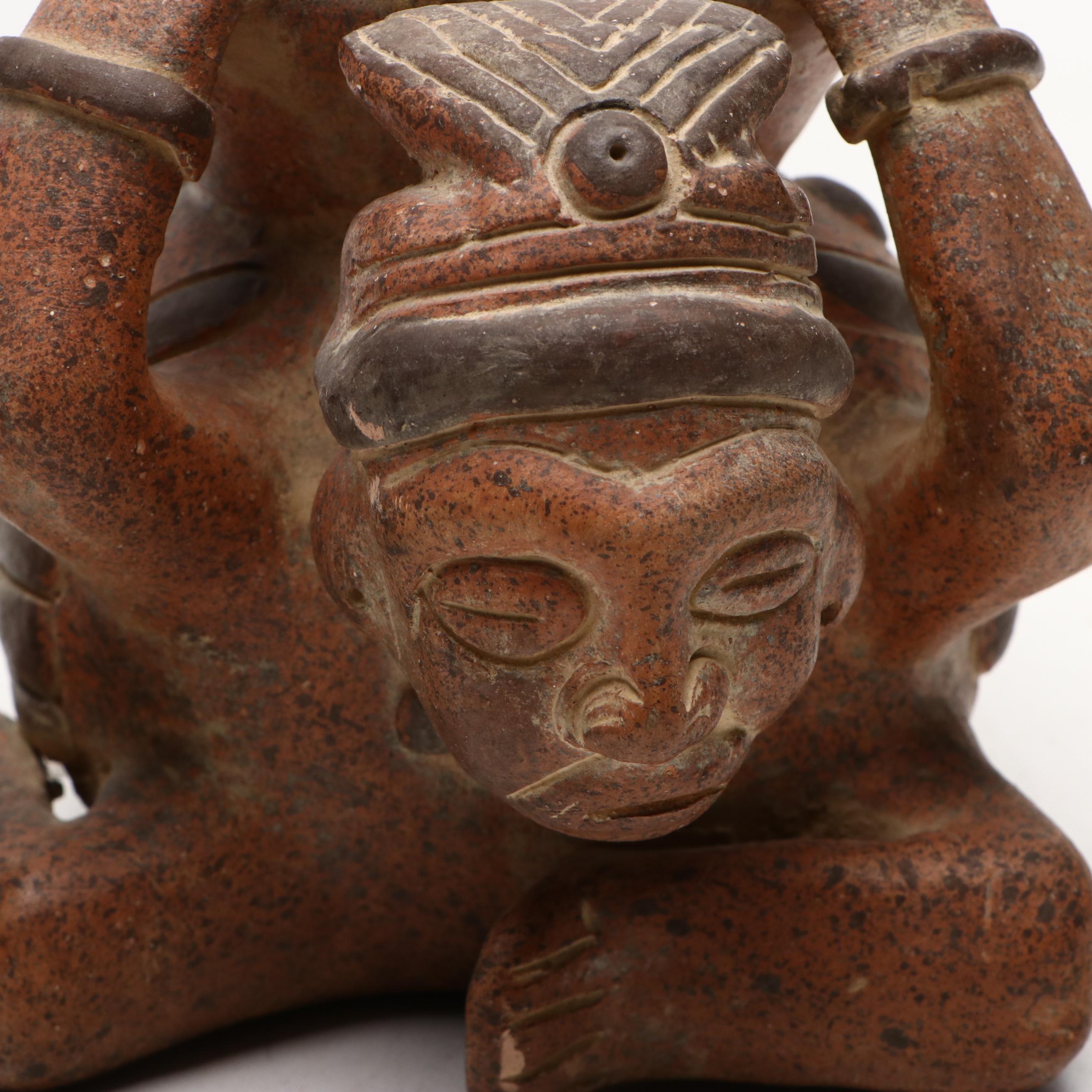 Mexican and Other Mesoamerican Ceramics and Carved Wood Plaque